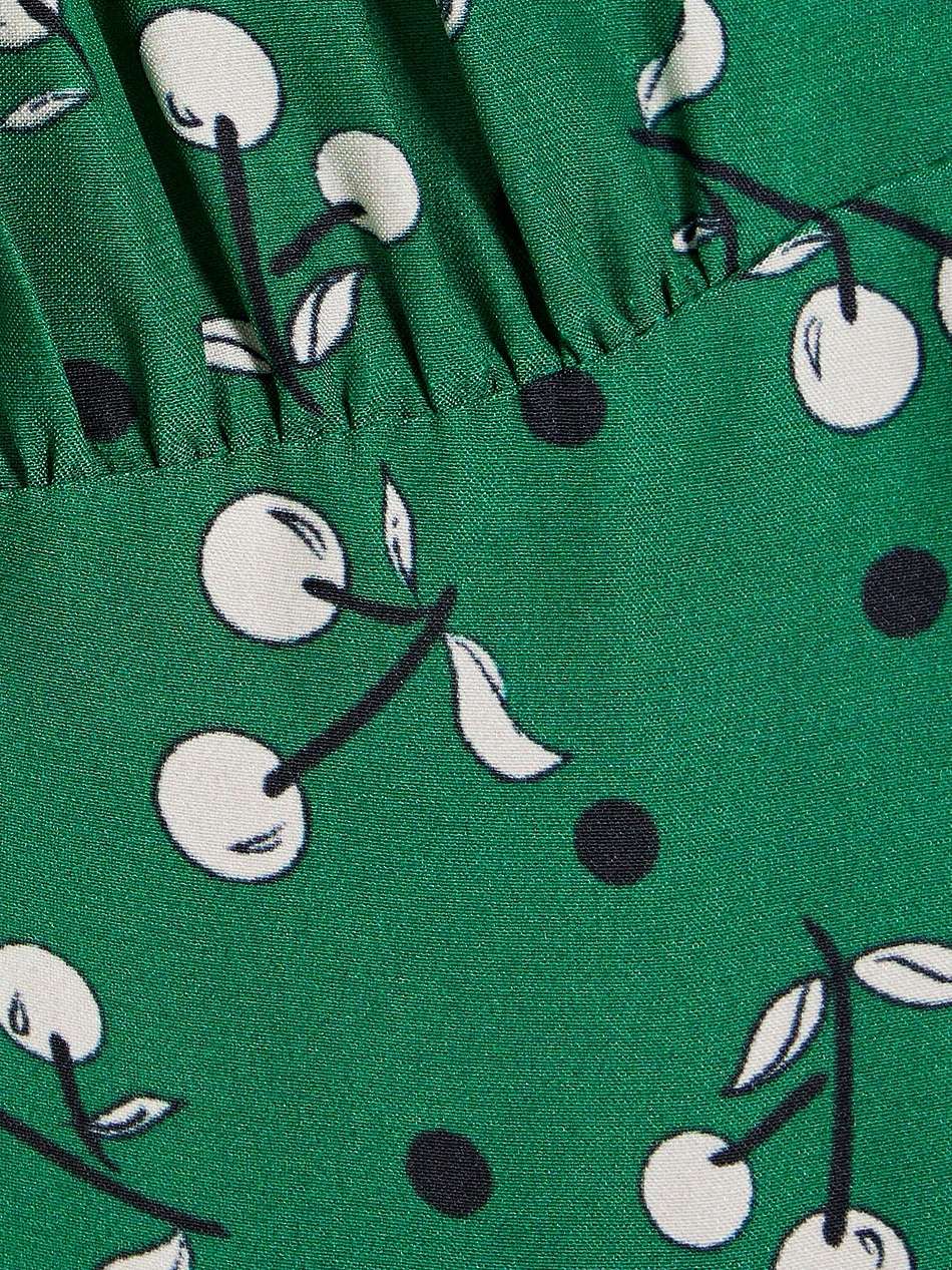 morgan printed silk dress