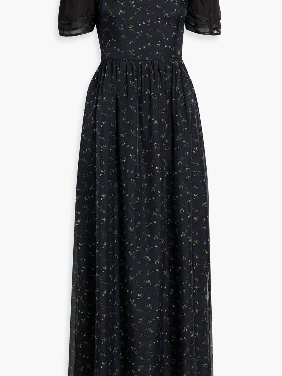 fromer floral-print silk-chiffon maxi dress