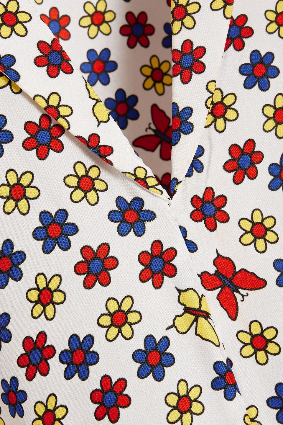 HVN MORGAN FLORAL-PRINT SILK MINI DRESS