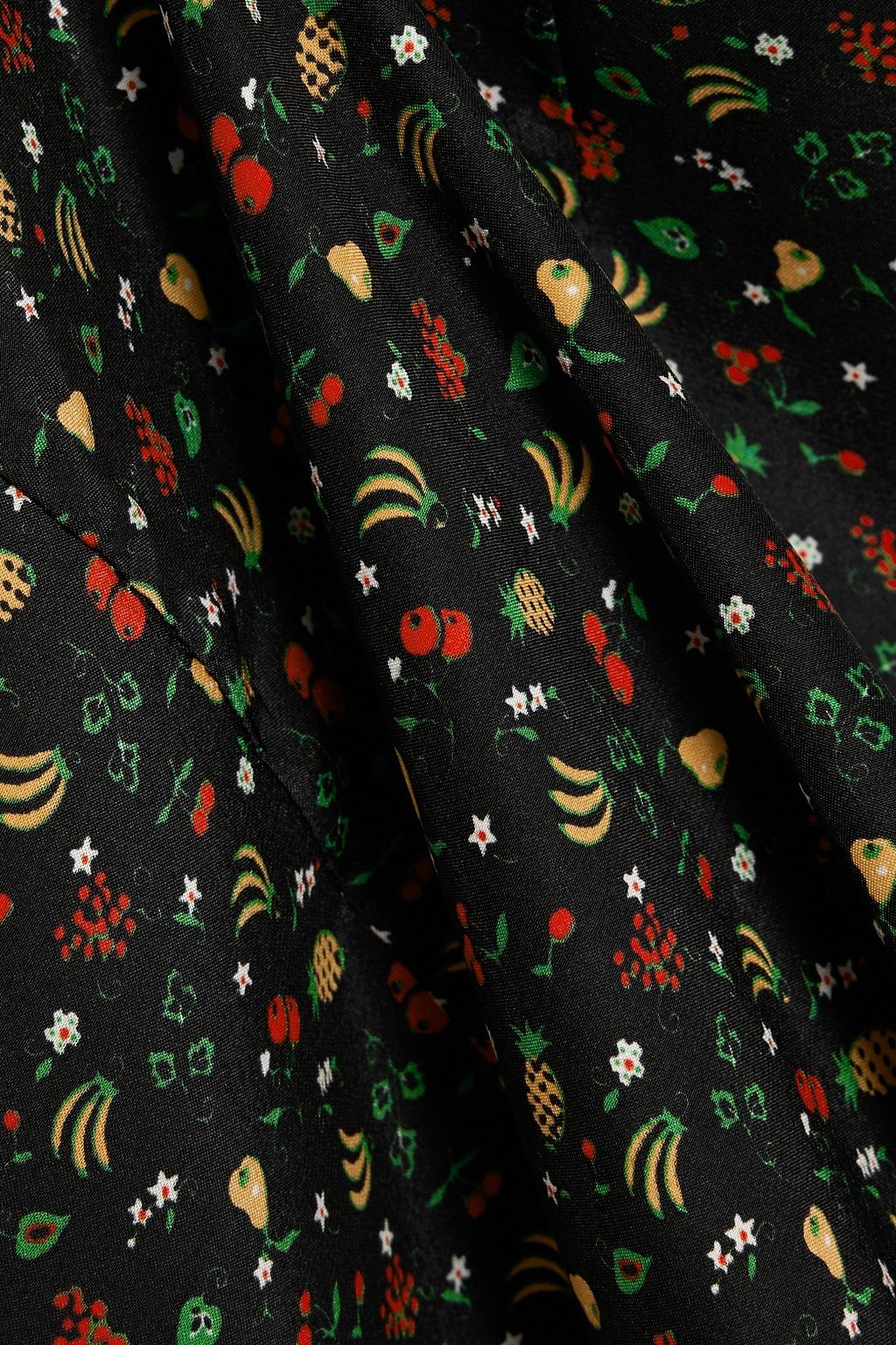HVN Morgan printed silk dress