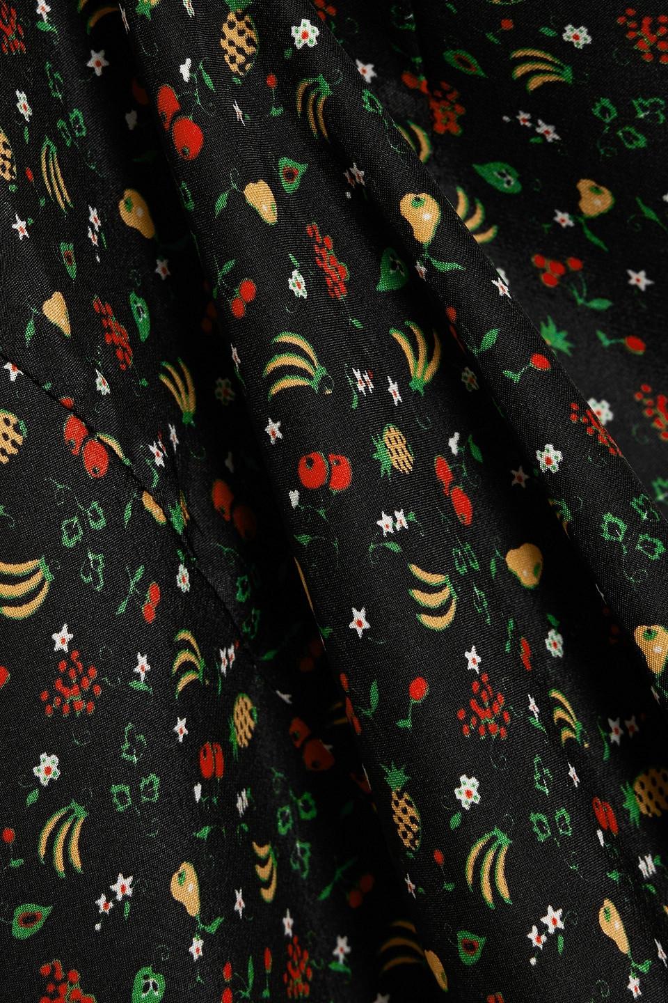 HVN MORGAN PRINTED SILK DRESS