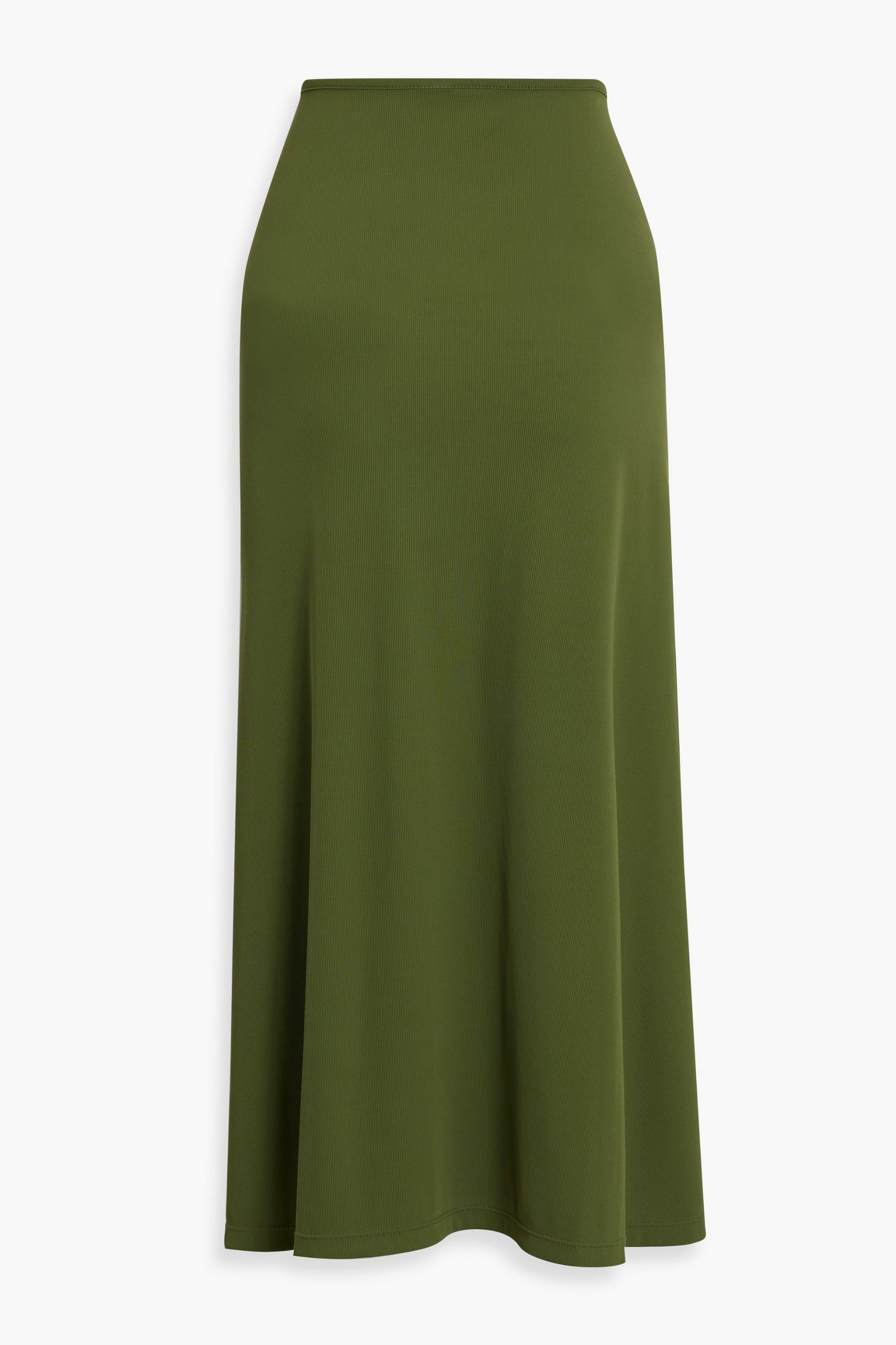 Johanna Ortiz Kikoi ribbed jersey midi skirt
