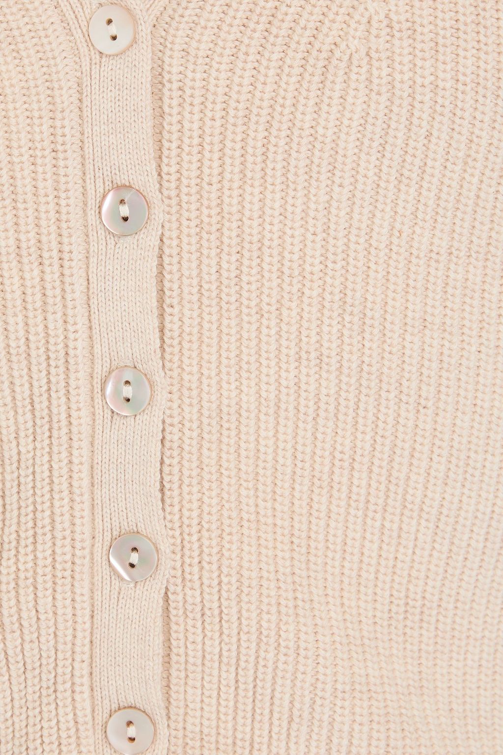 COTTON BY AUTUMN CASHMERE Ribbed cotton vest