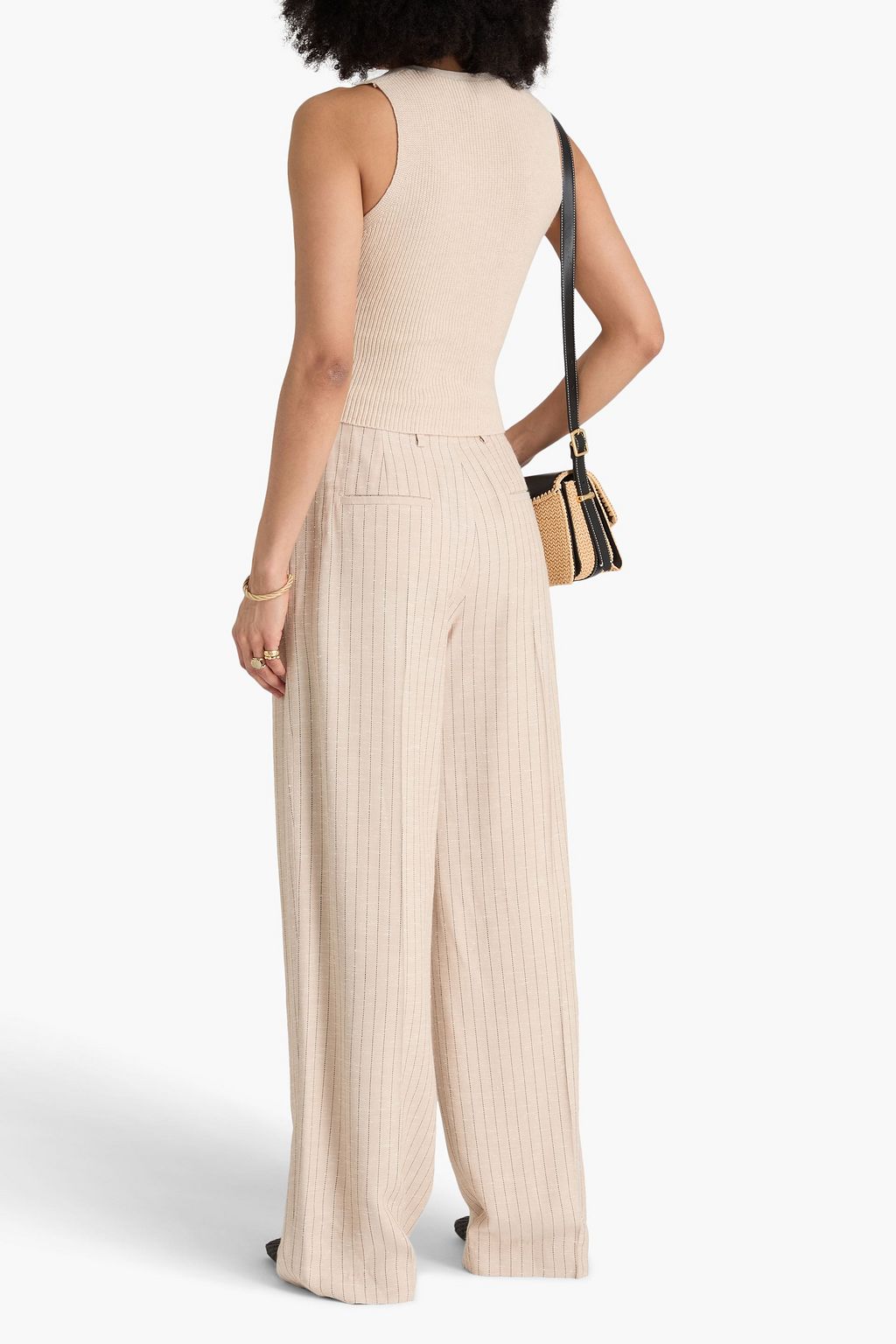 COTTON BY AUTUMN CASHMERE Ribbed cotton vest