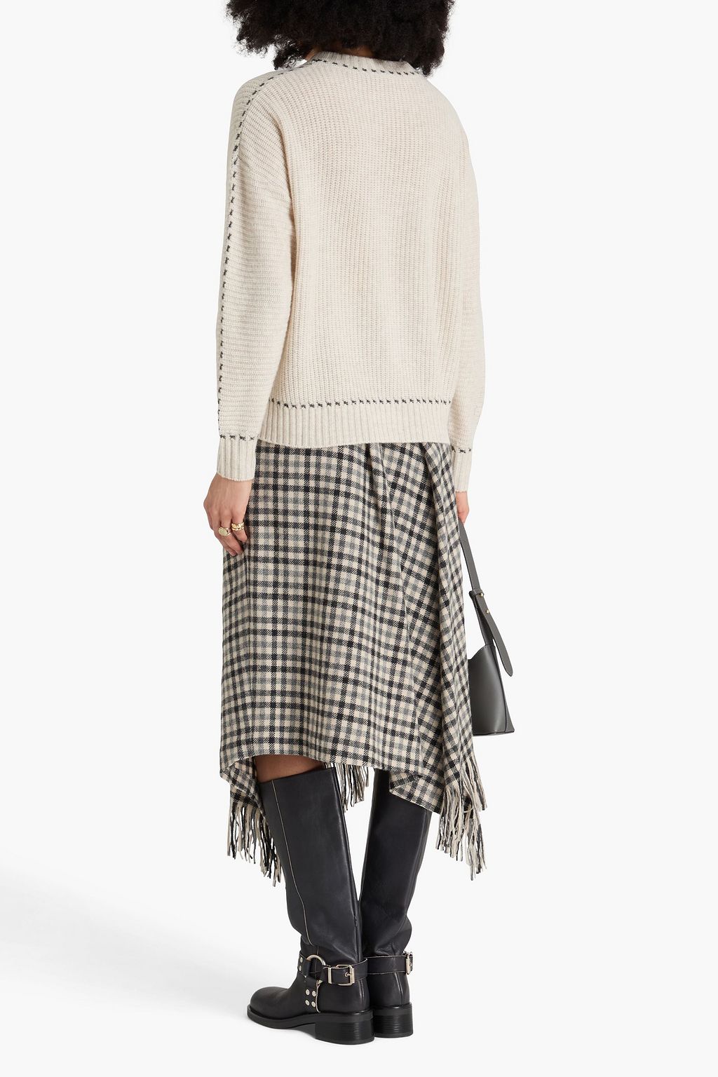 AUTUMN CASHMERE Ribbed cashmere sweater