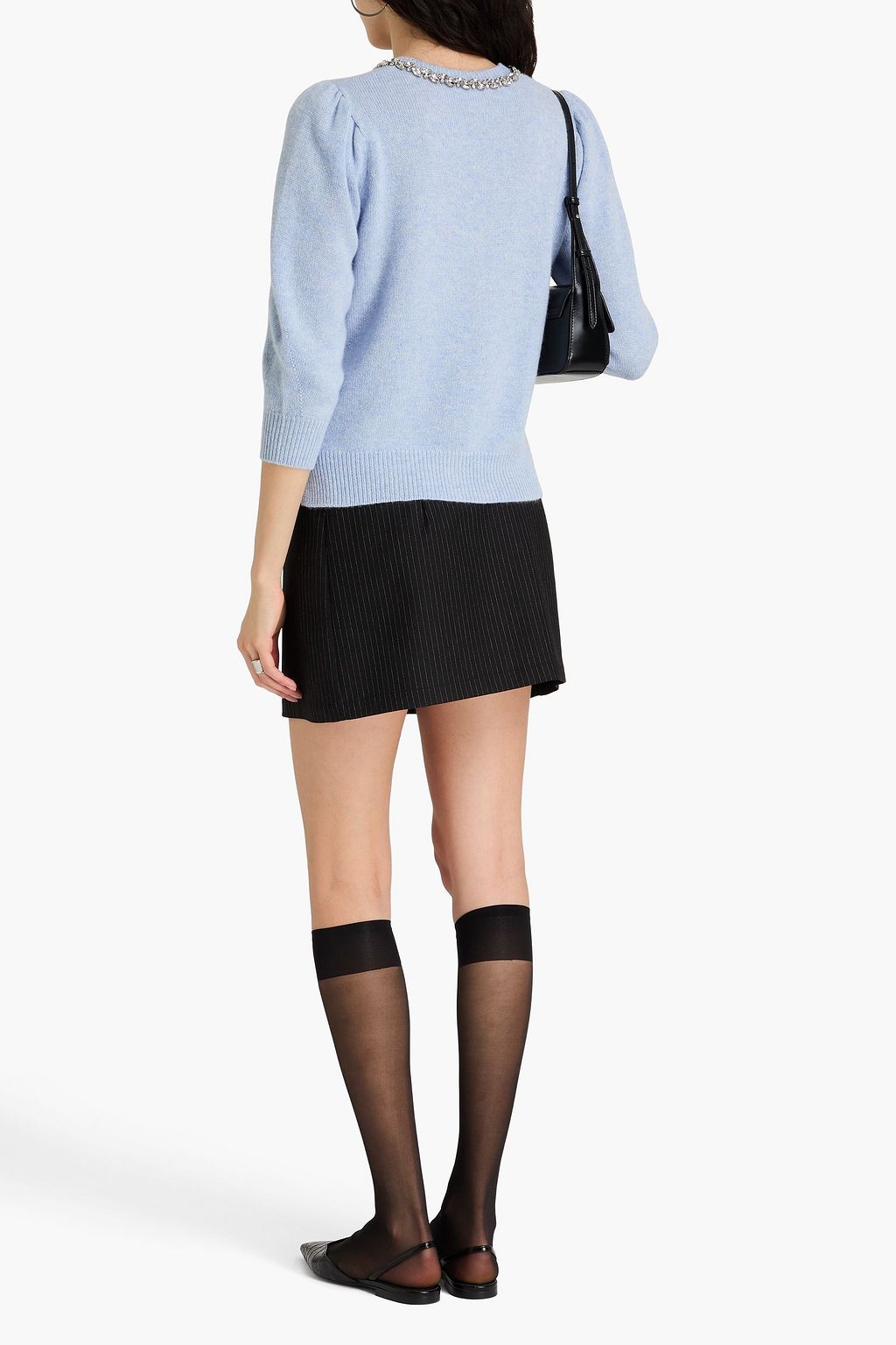 AUTUMN CASHMERE كارديغان من الكشمير مزيّن بالكريستال
