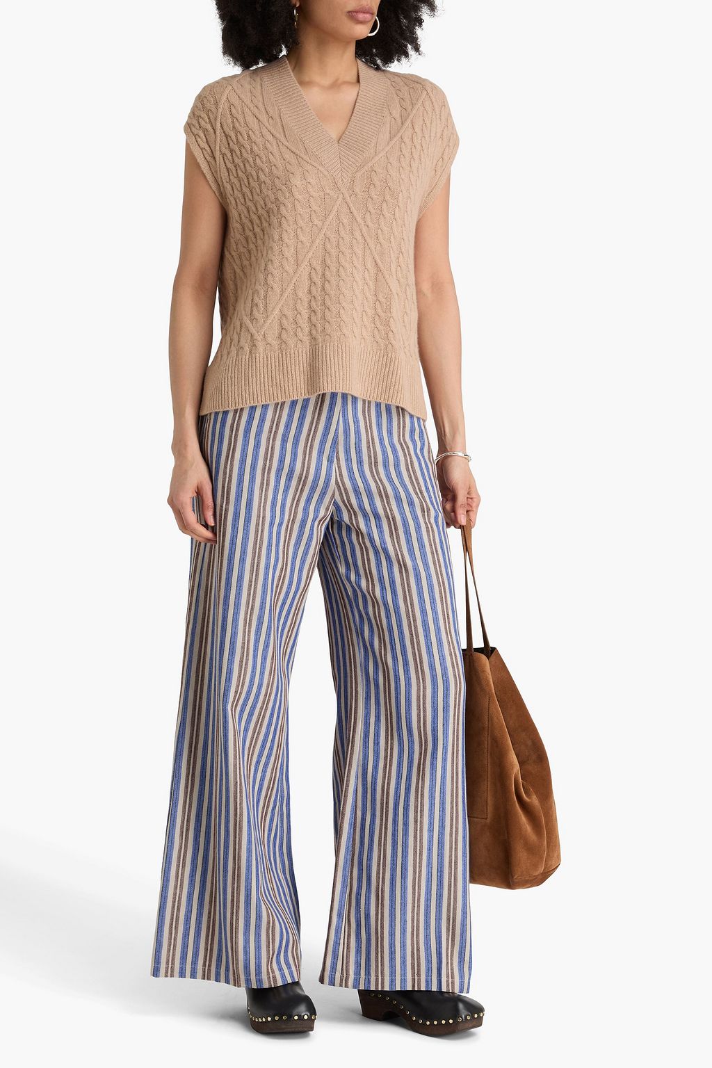 AUTUMN CASHMERE فيست من الكشمير بحبكة مجدولة
