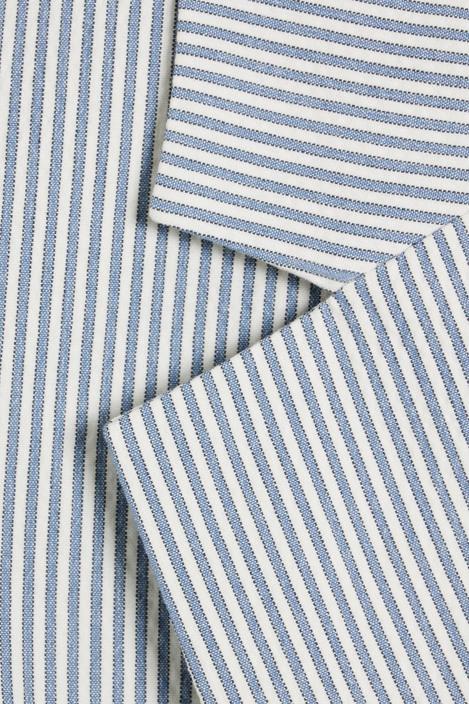 Veronica Beard Aaliyah Striped Cotton-blend Blazer In Light Blue