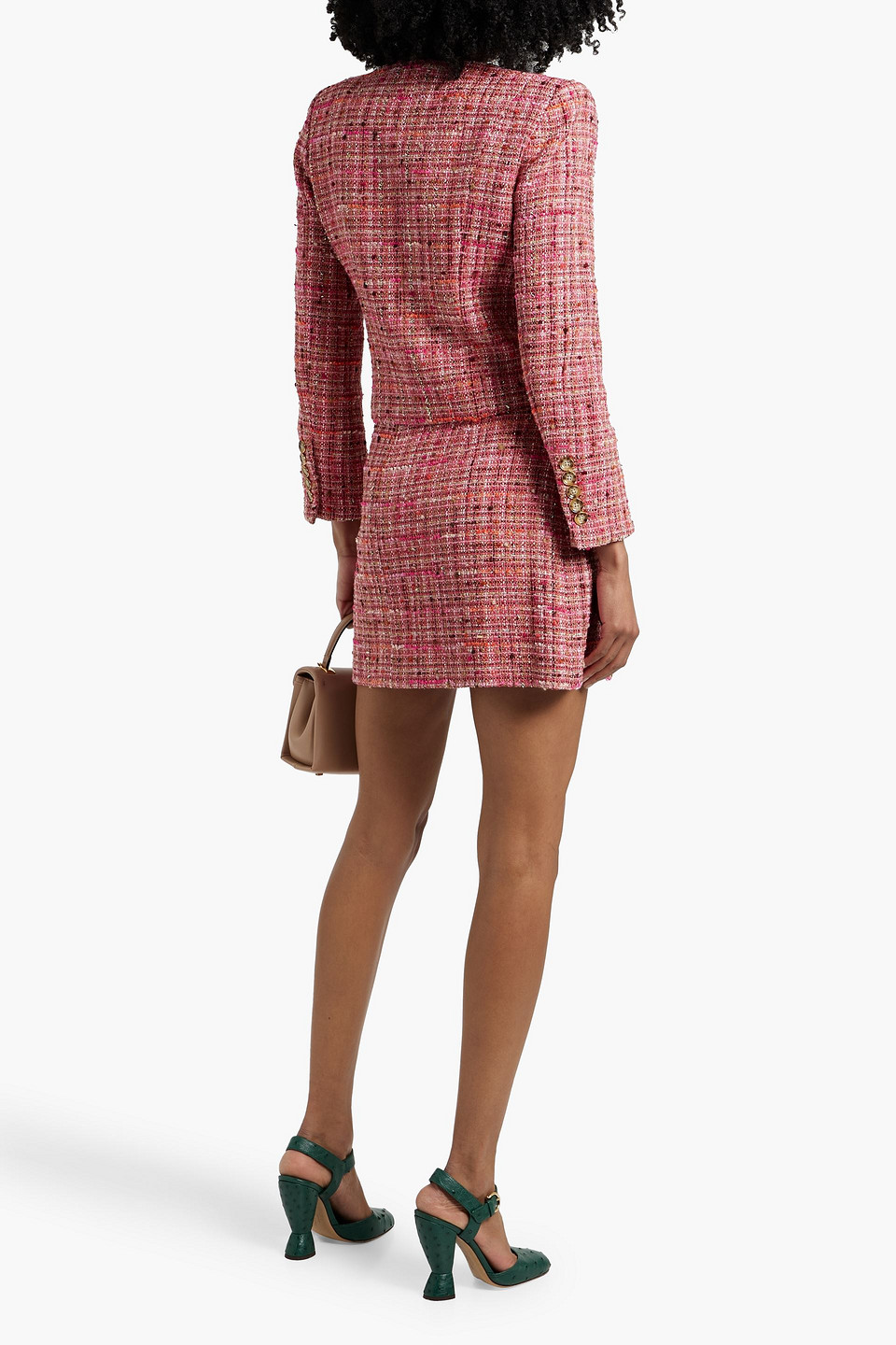 Veronica Beard Lars Metallic Tweed Jacket In Multicolor