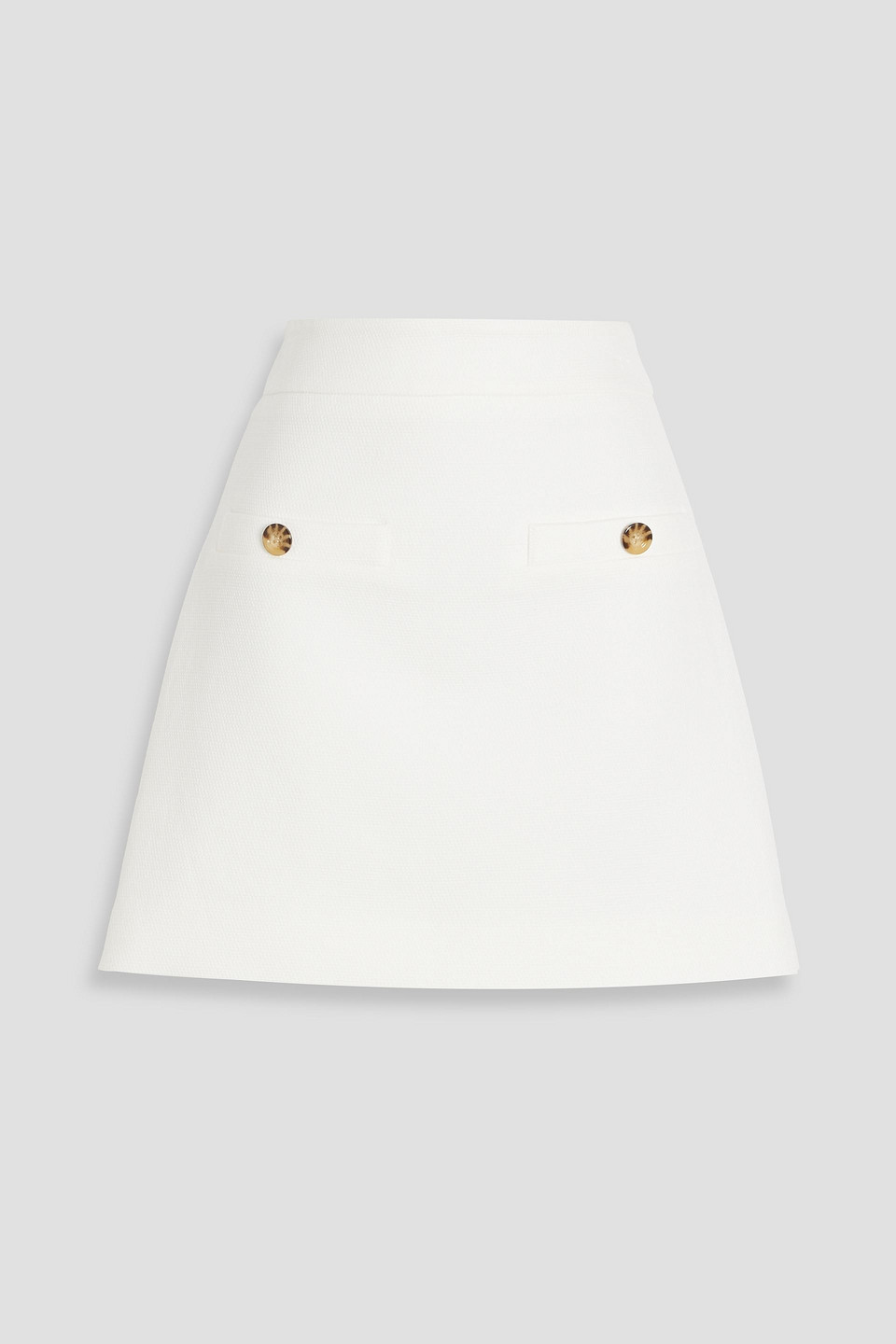 Veronica Beard Emar Mini Skirt In White