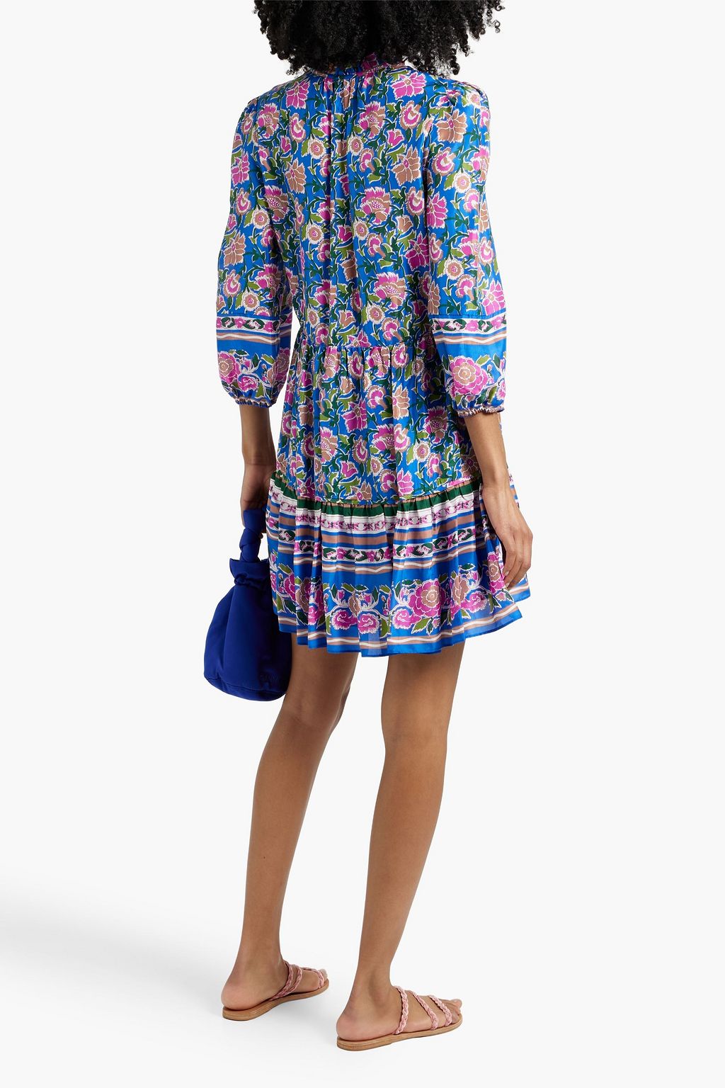 VERONICA BEARD Hawken printed silk mini dress