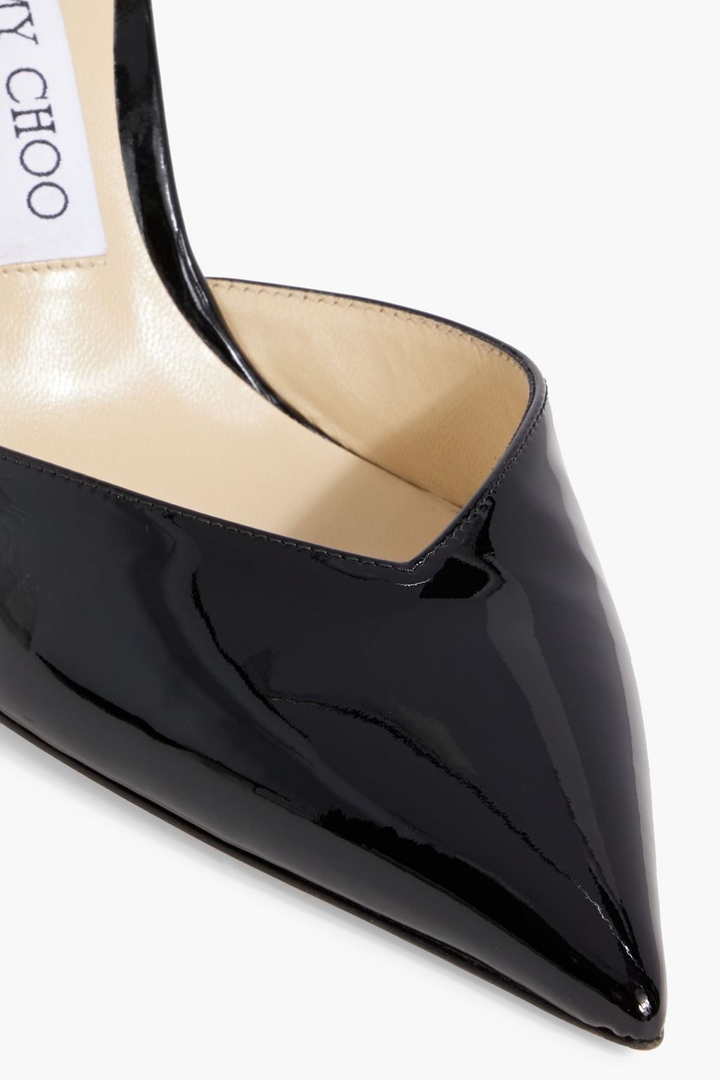 JIMMY CHOO Saeda 85 patent-leather pumps