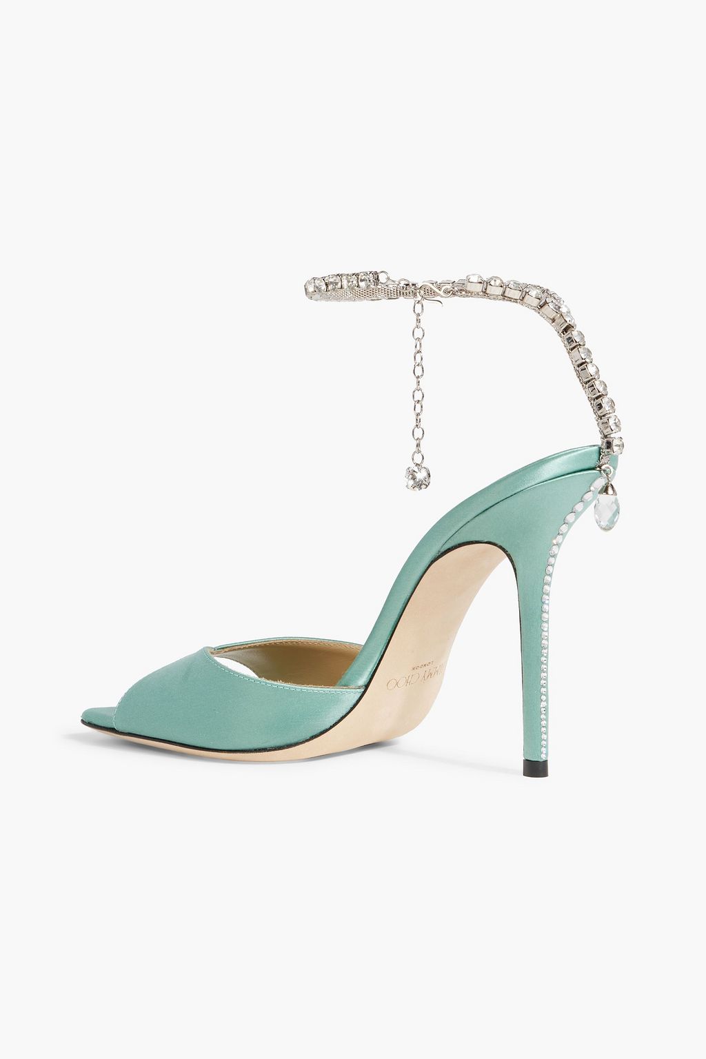JIMMY CHOO Saeda 100 satin sandals