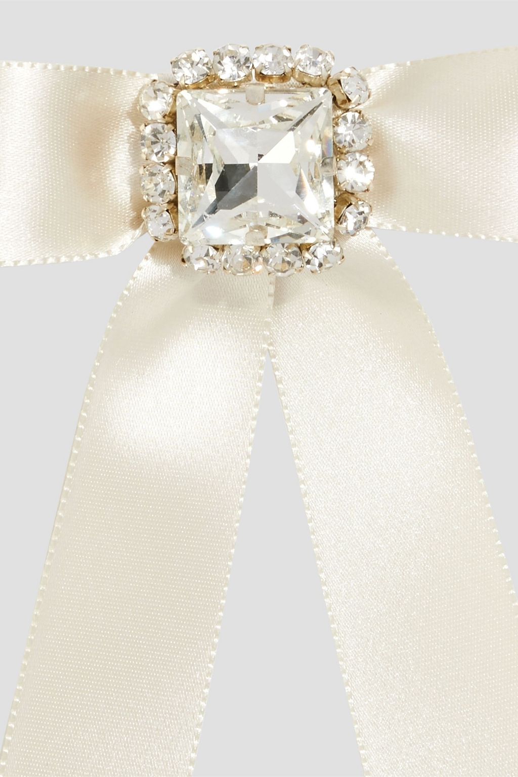 JENNIFER BEHR Paityn crystal-embellished satin hair clip