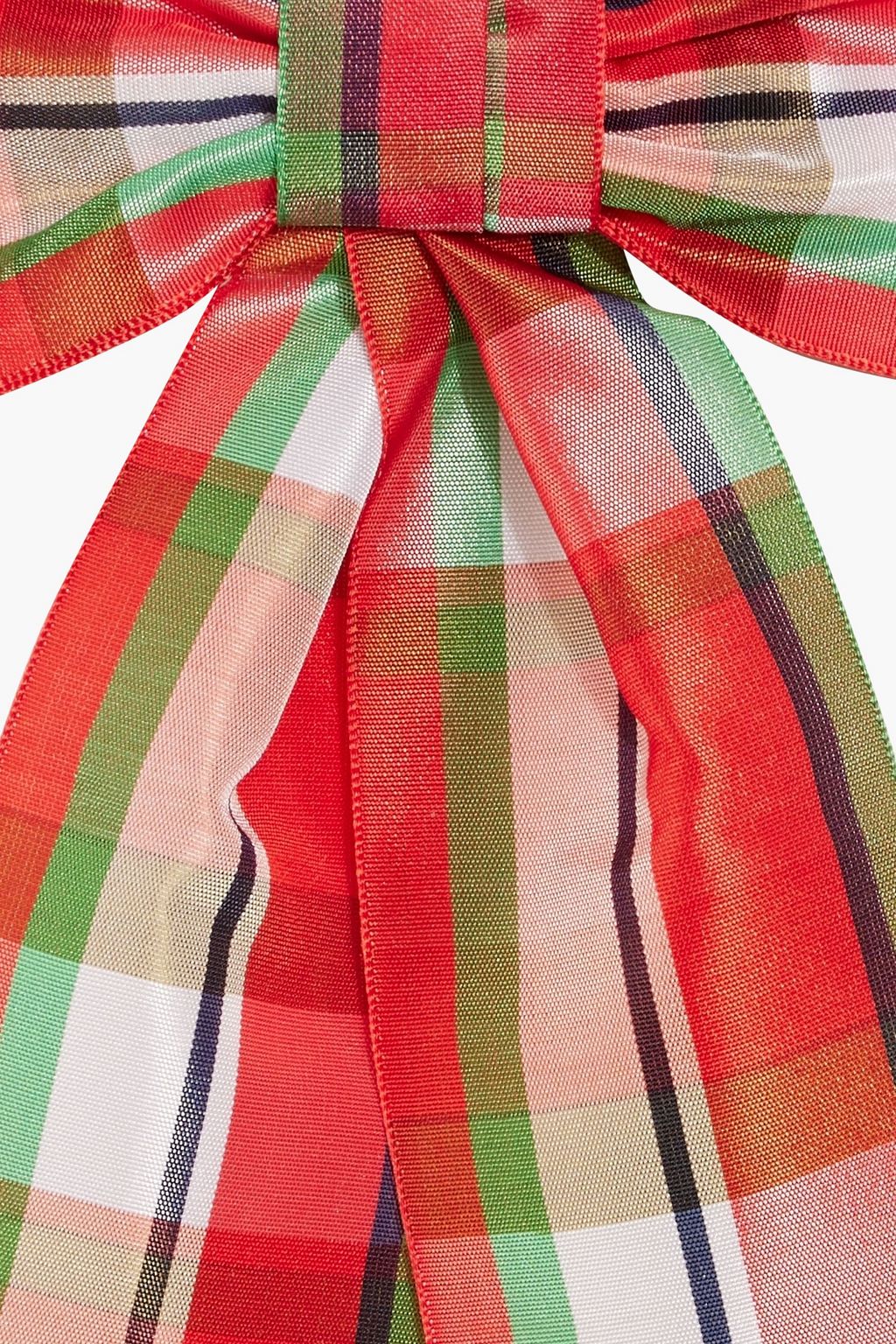 JENNIFER BEHR Bonnie checked organza bow hair clip