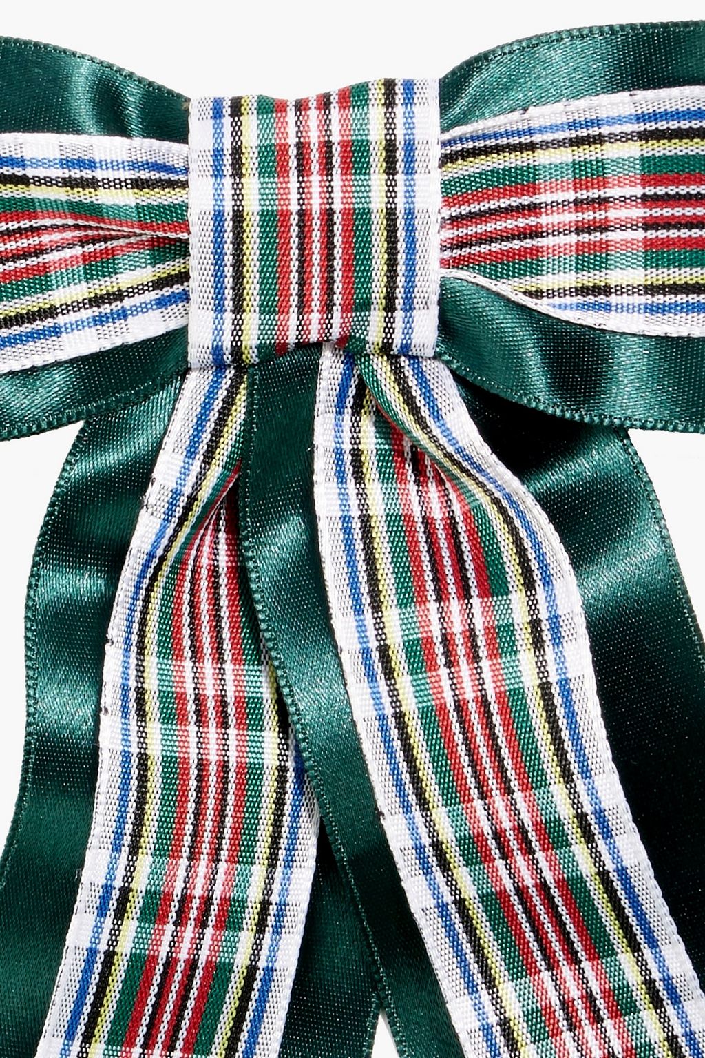 JENNIFER BEHR Blaire checked satin bow hair clip