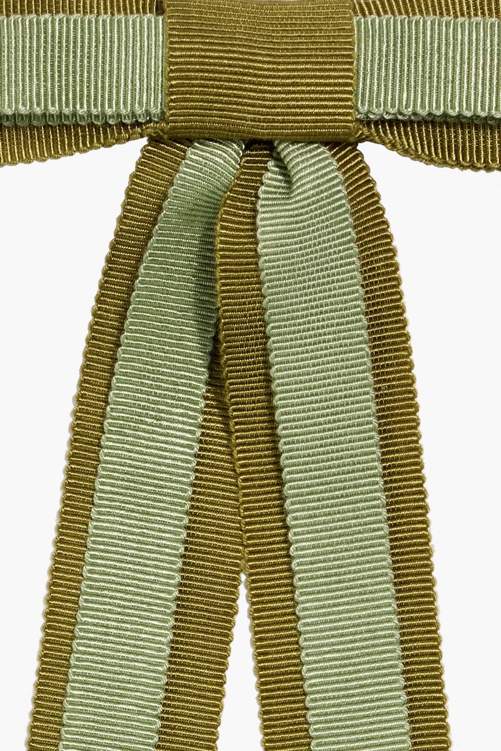 JENNIFER BEHR Eden two-tone grosgrain bow hair clip