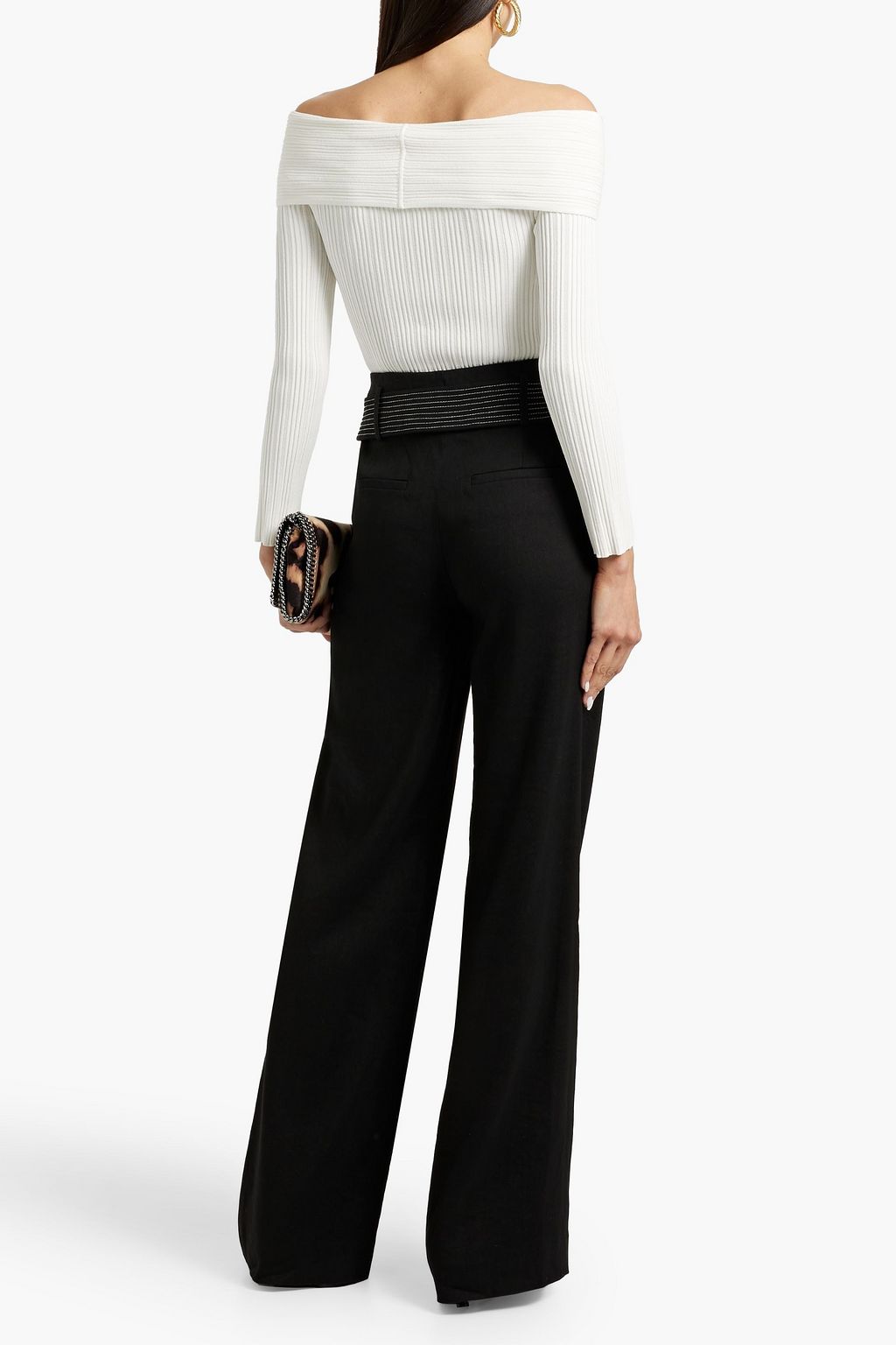 VERONICA BEARD Sunny linen-blend wide-leg pants