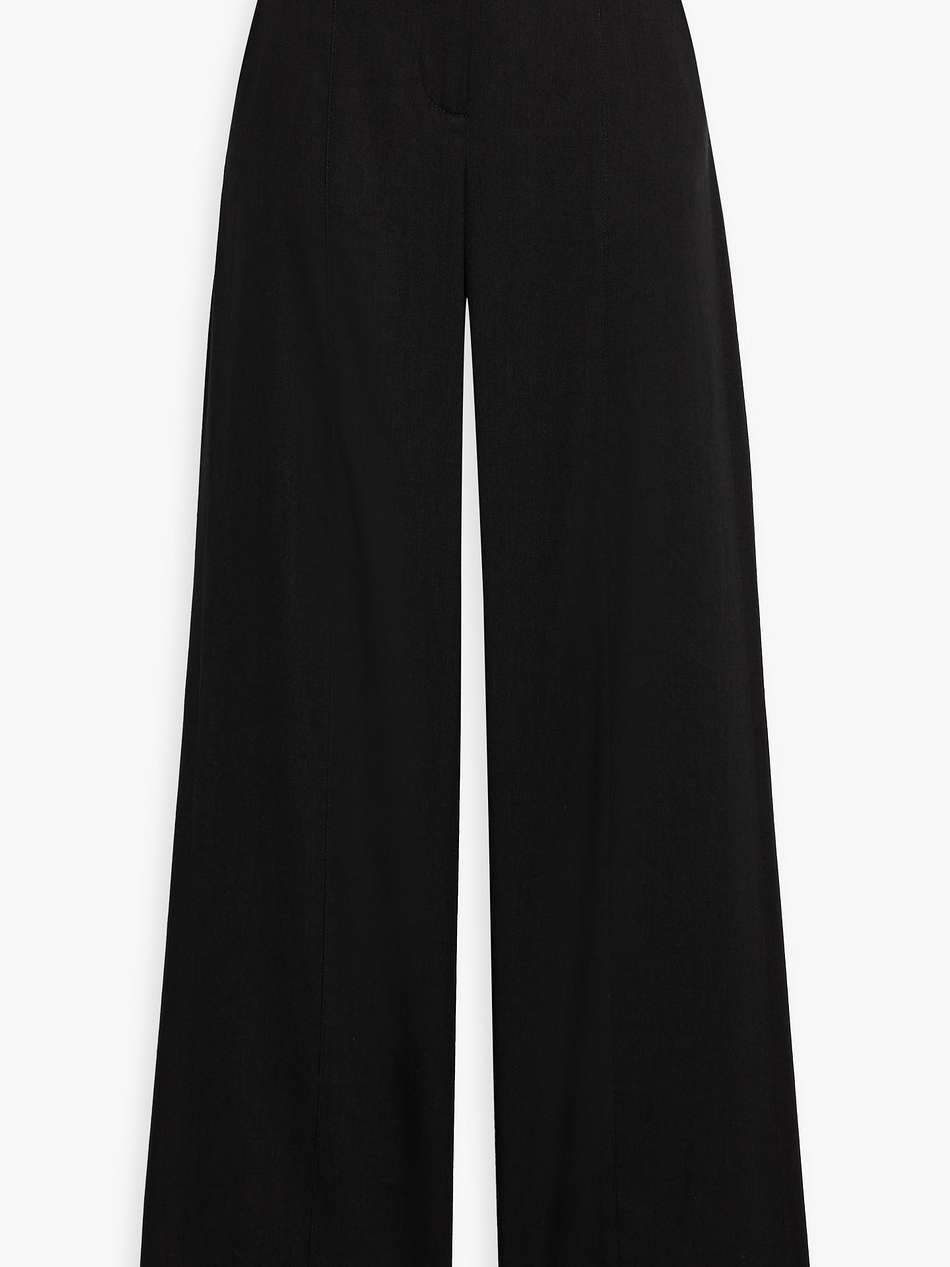 sunny linen-blend wide-leg pants