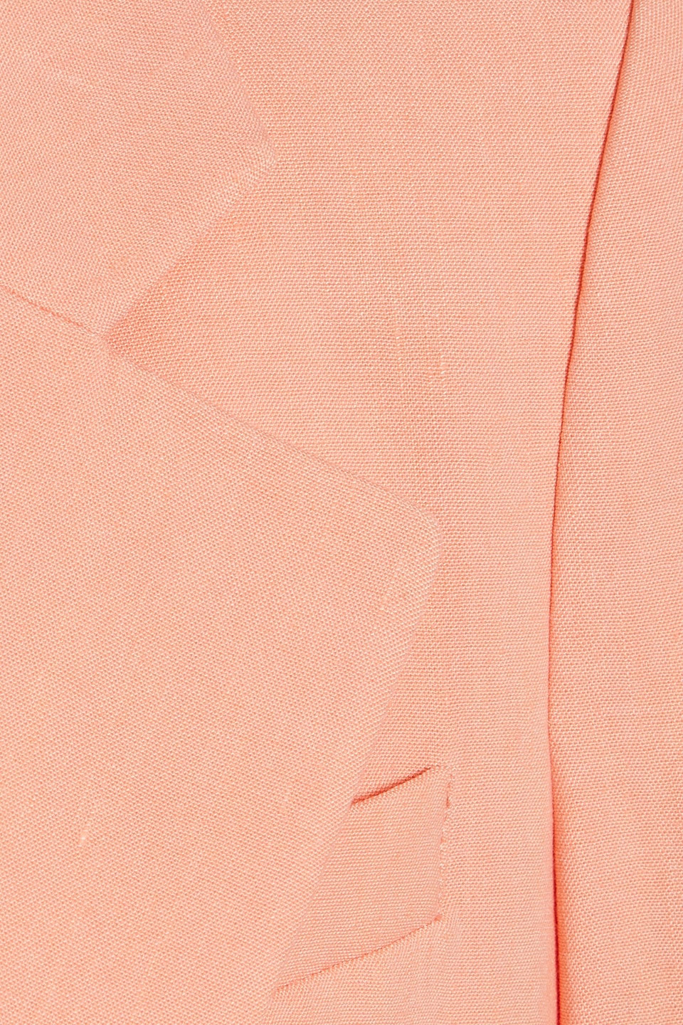 Veronica Beard Hayward Linen-blend Blazer In Peach