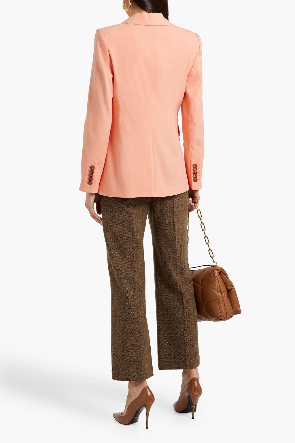 VERONICA BEARD Hayward linen-blend blazer