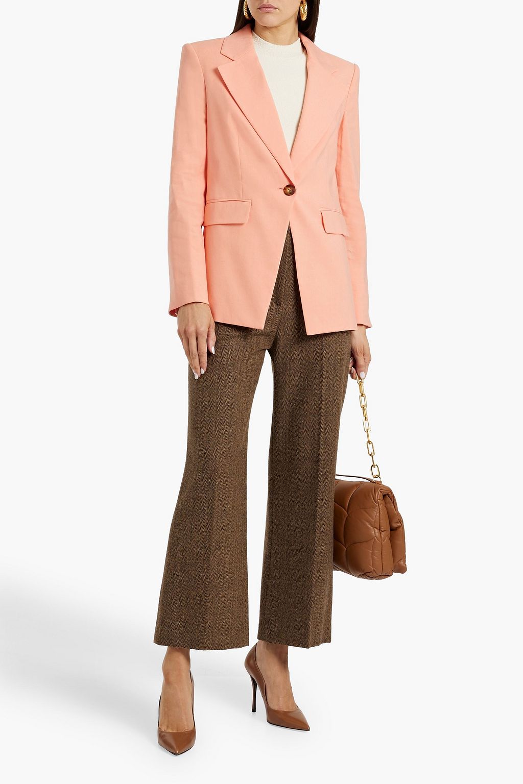 VERONICA BEARD Hayward linen-blend blazer