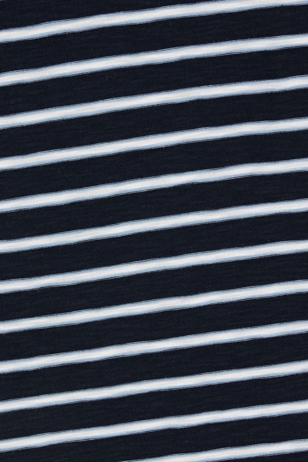 VERONICA BEARD Carla striped Pima cotton-jersey T-shirt