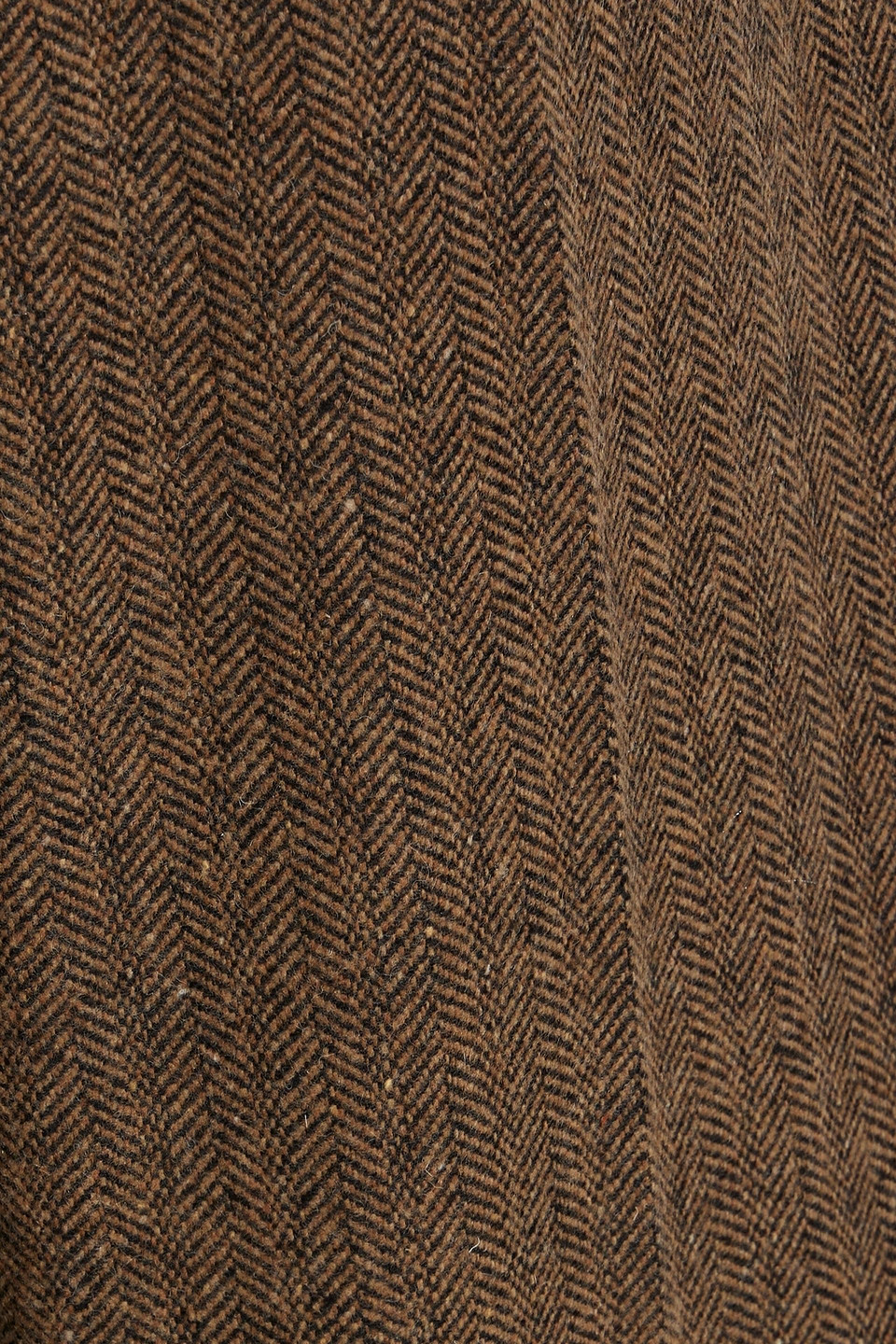 Veronica Beard Dova Herringbone Woven Wide-leg Pants In Brown