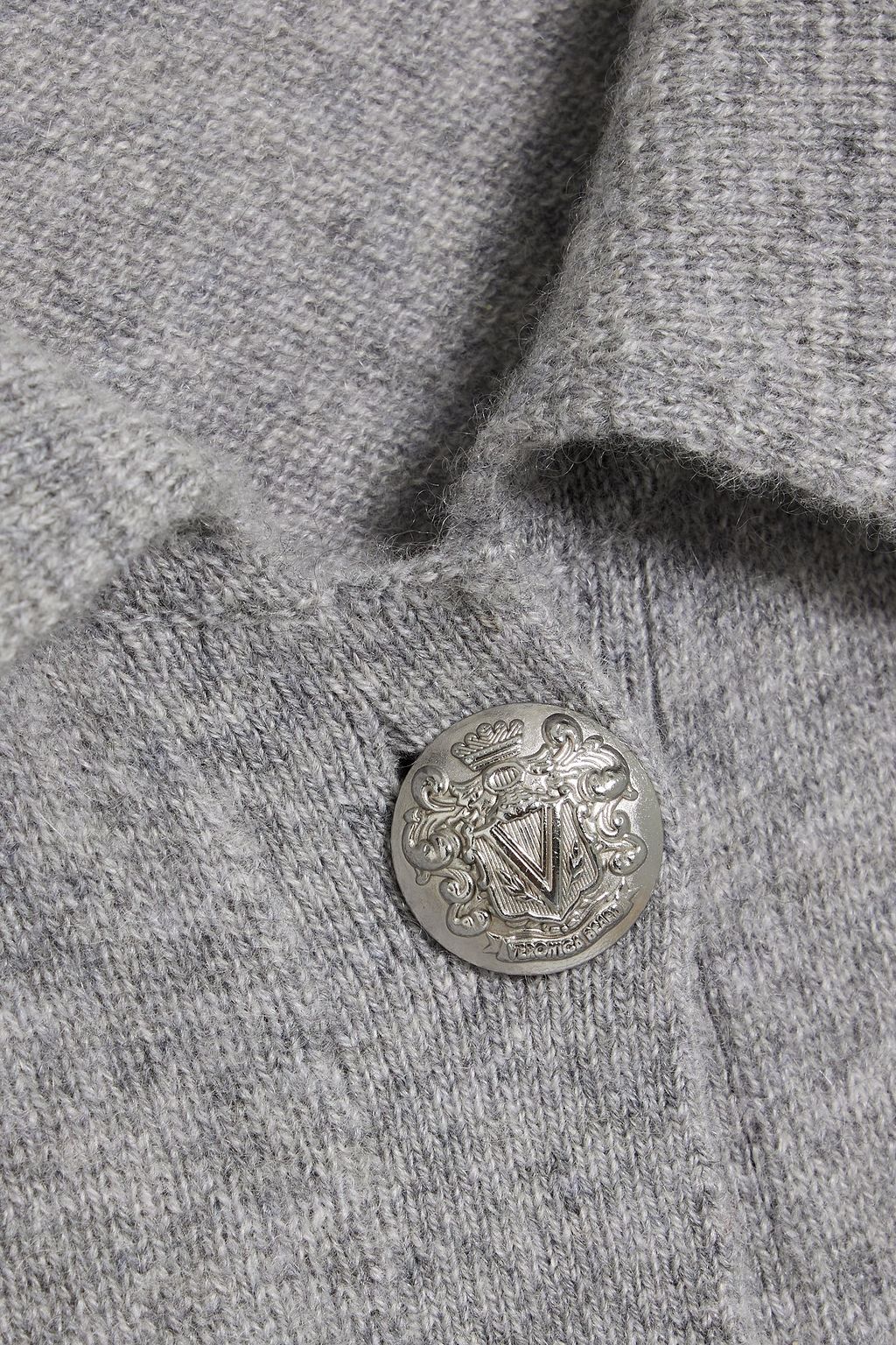 VERONICA BEARD Cheshire striped cashmere cardigan