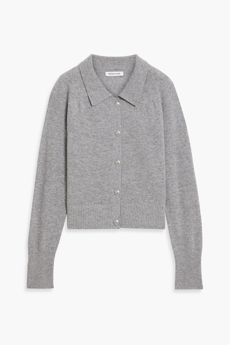 Veronica Beard Cheshire Cashmere Cardigan In Gray
