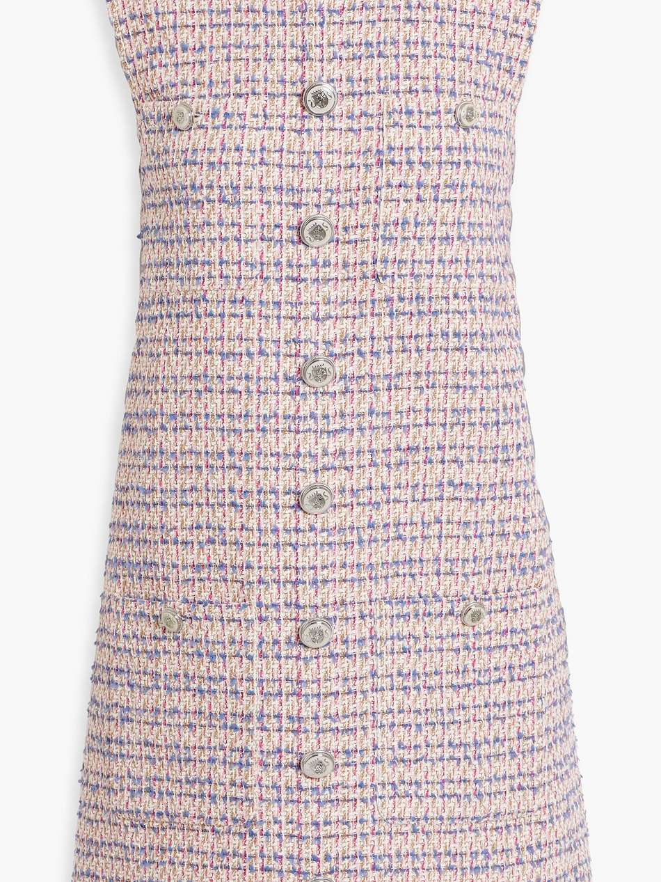 laurel cotton-blend tweed mini dress