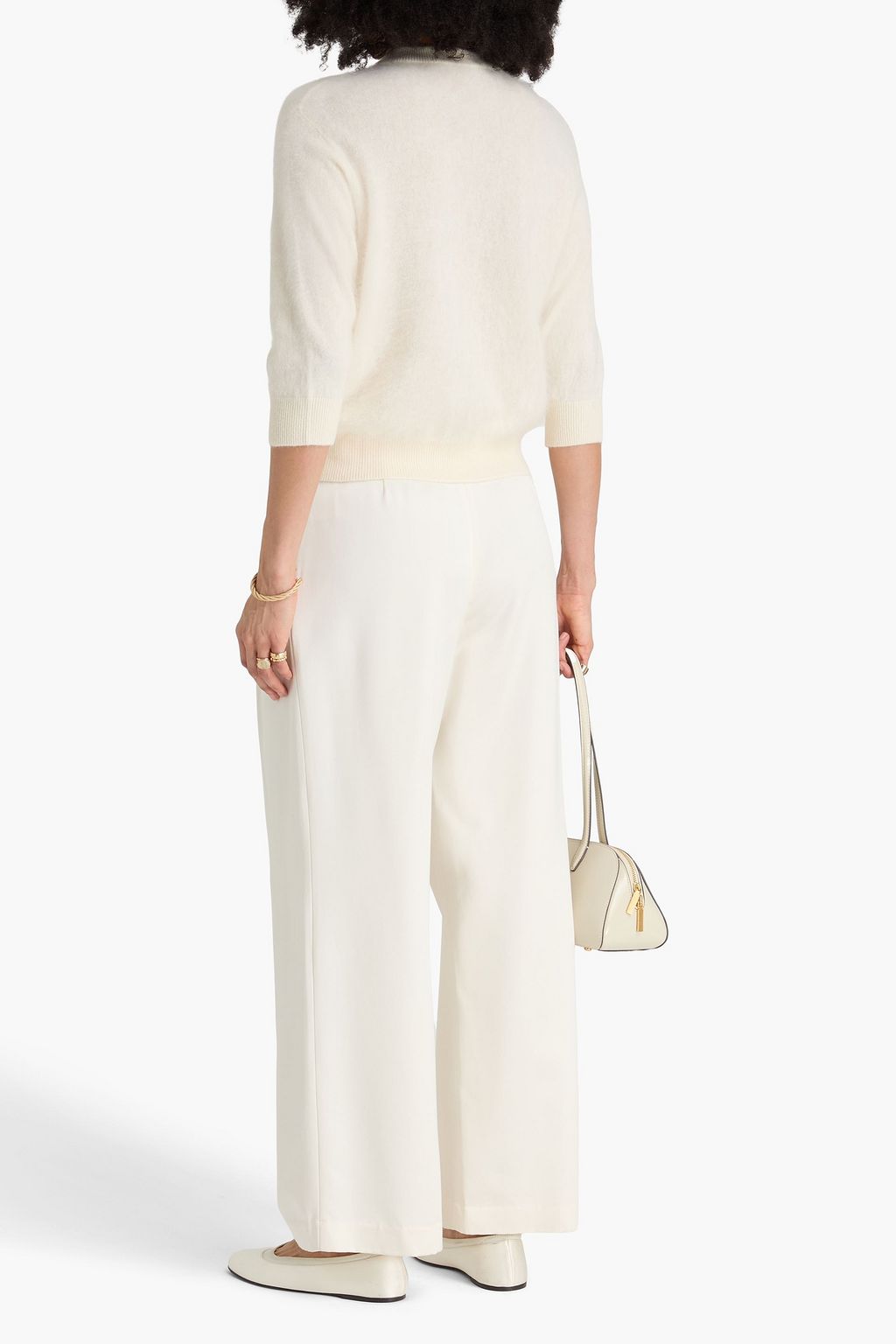 AUTUMN CASHMERE Brushed cashmere sweater