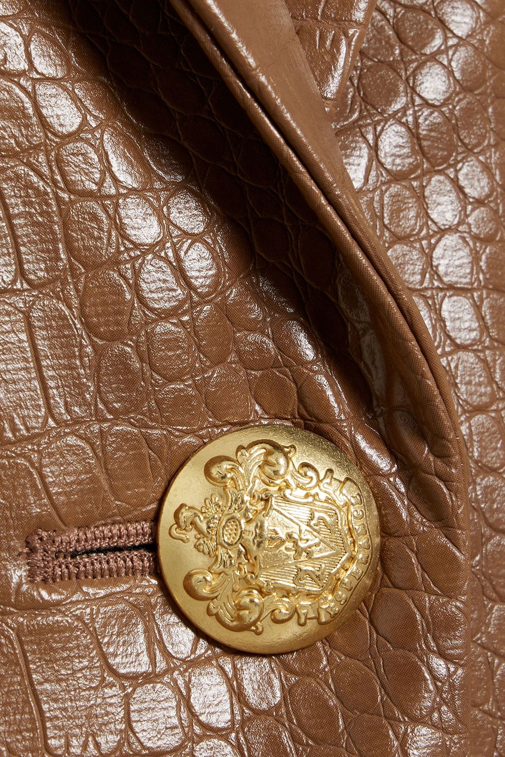 VERONICA BEARD Lawrence Dickey croc-effect blazer