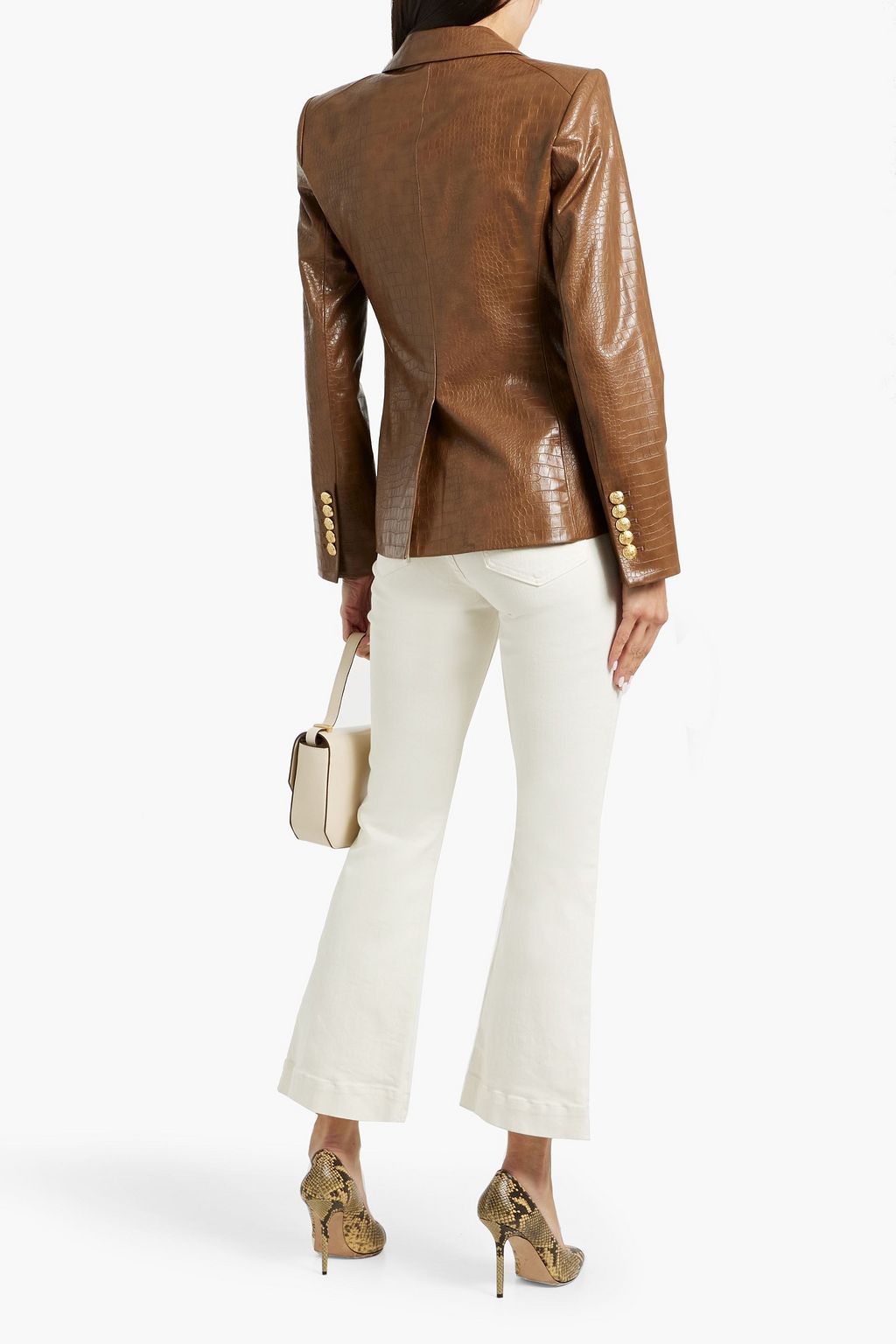 VERONICA BEARD Carson high-rise kick-flare jeans
