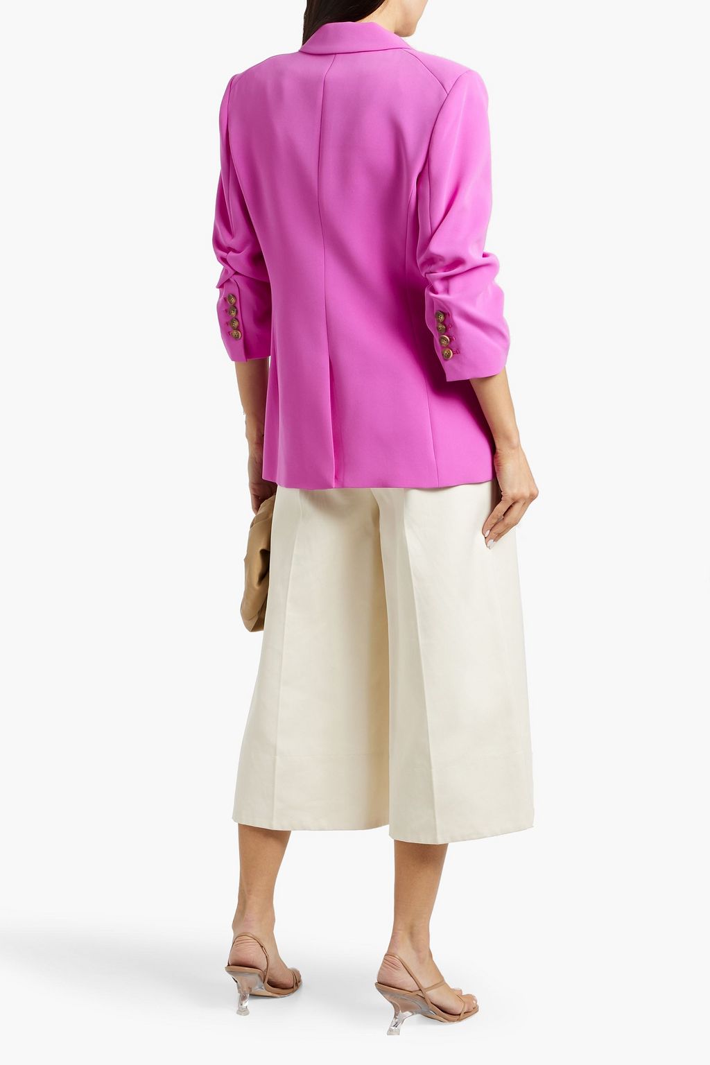 VERONICA BEARD Salome Dickey ruched crepe blazer