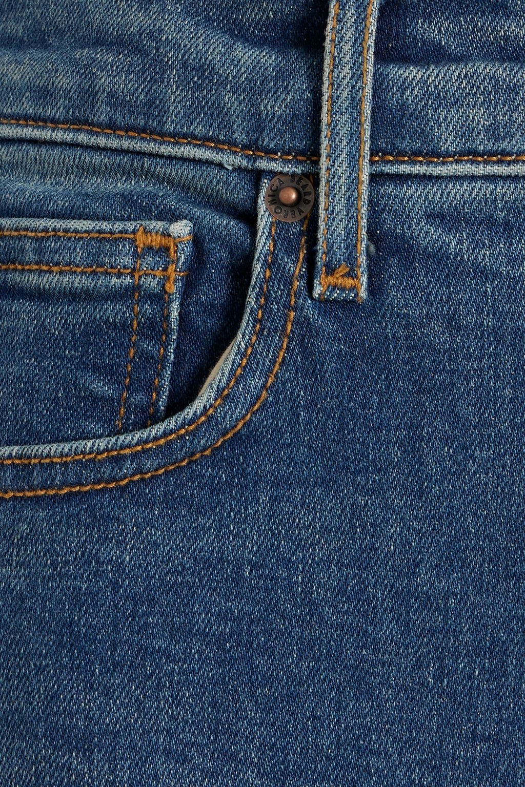 VERONICA BEARD High-rise straight-leg jeans