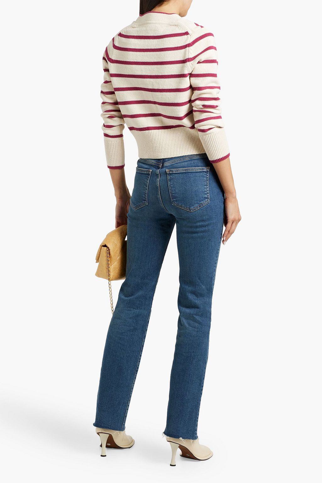 VERONICA BEARD High-rise straight-leg jeans