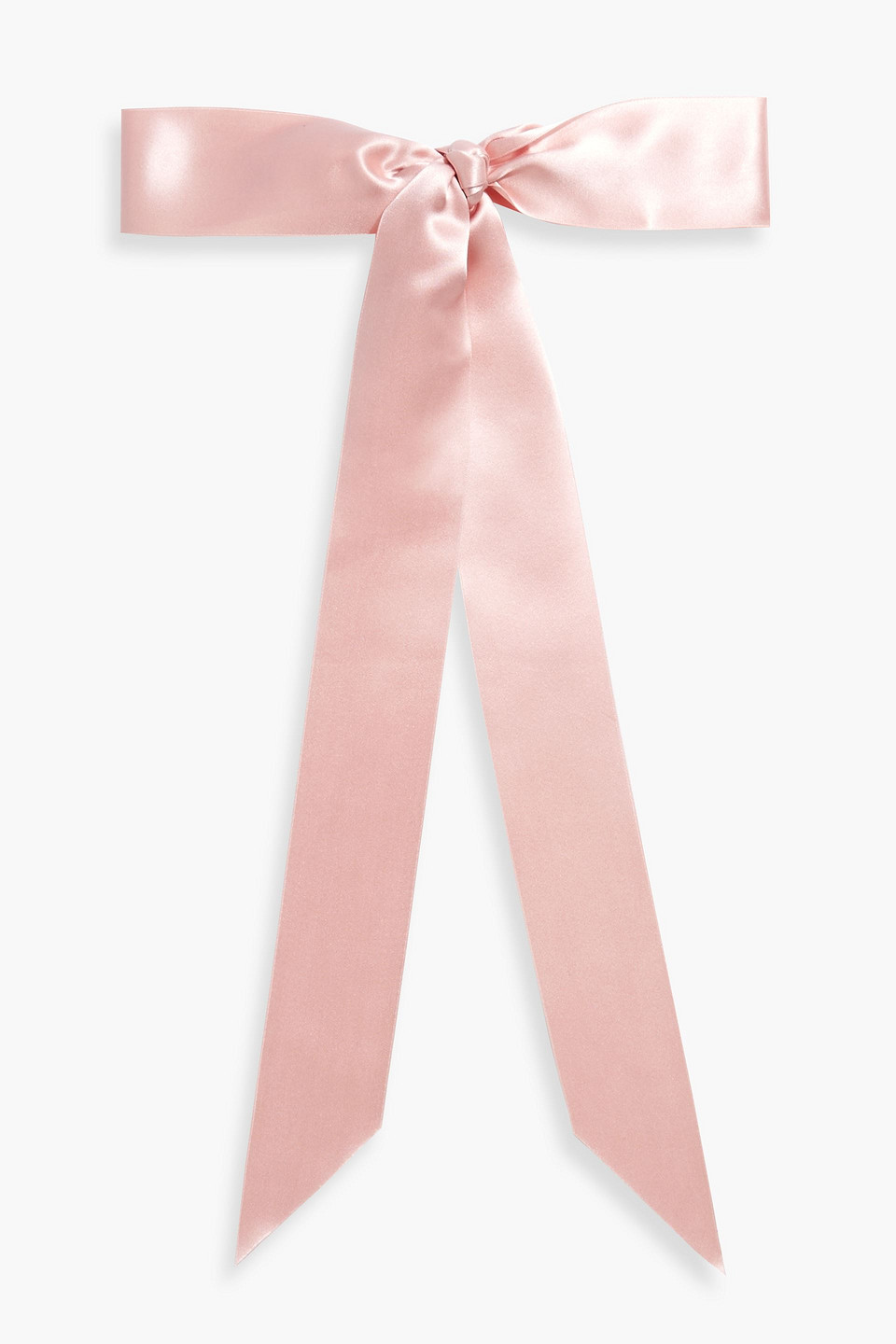 Jennifer Behr Darla Satin Hair Clip In Pink