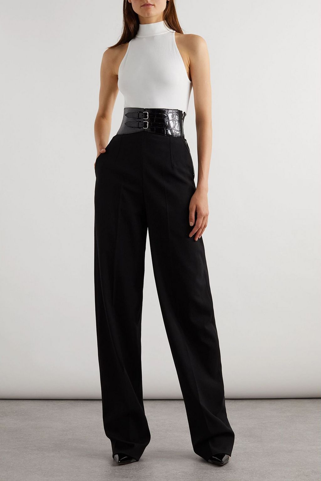 ALAÏA Stretch-jersey bodysuit