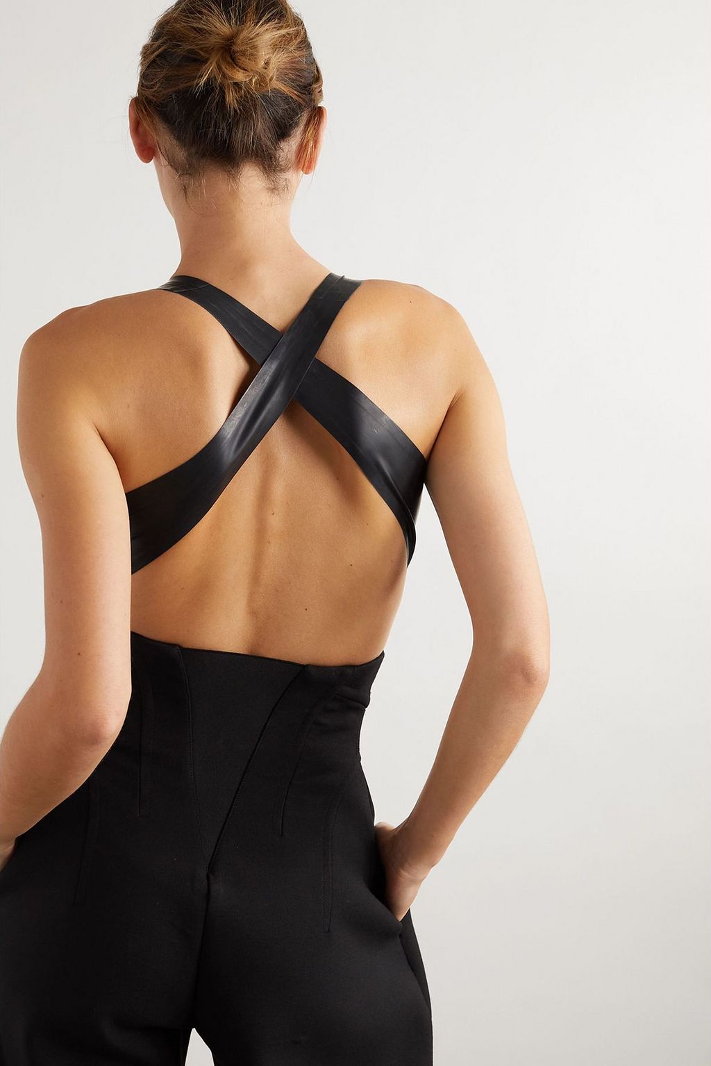 ALAÏA Cutout vinyl bodysuit
