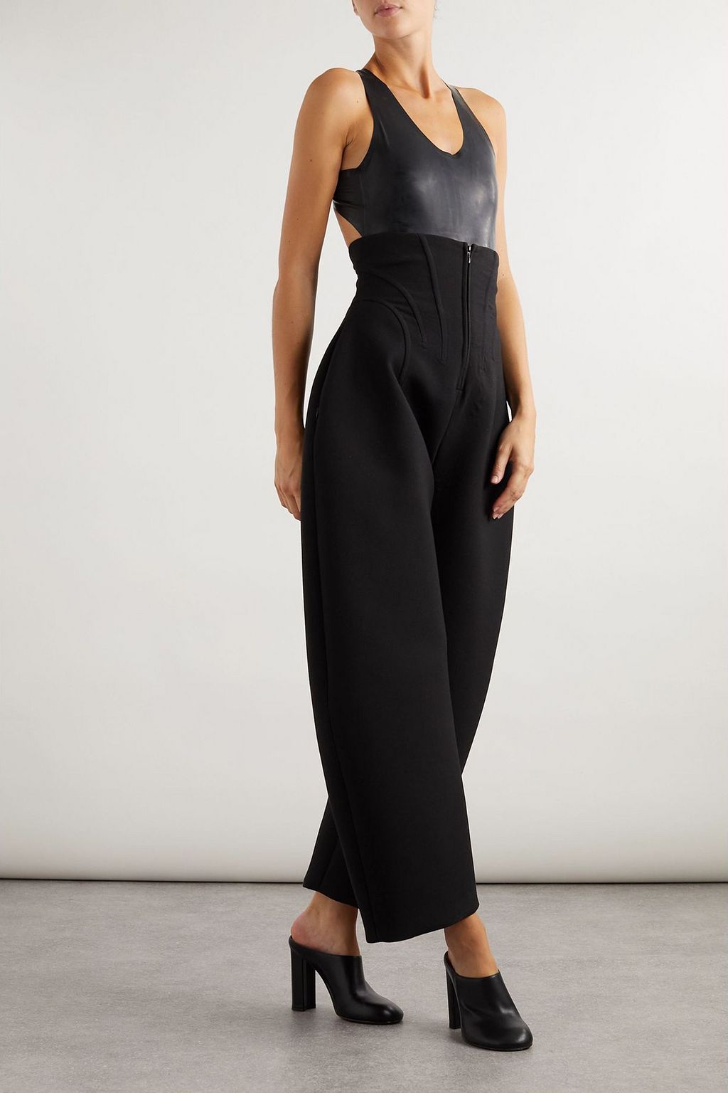ALAÏA Cutout vinyl bodysuit