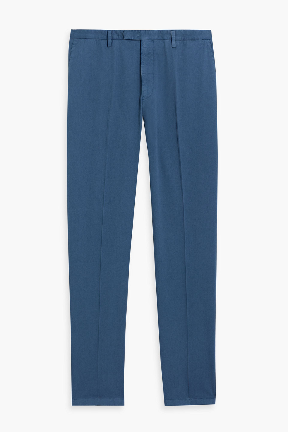 Boglioli Cotton-blend Twill Chinos In Storm Blue