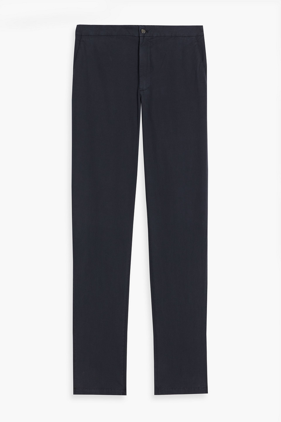 Boglioli Cotton-blend Poplin Chinos In Midnight Blue