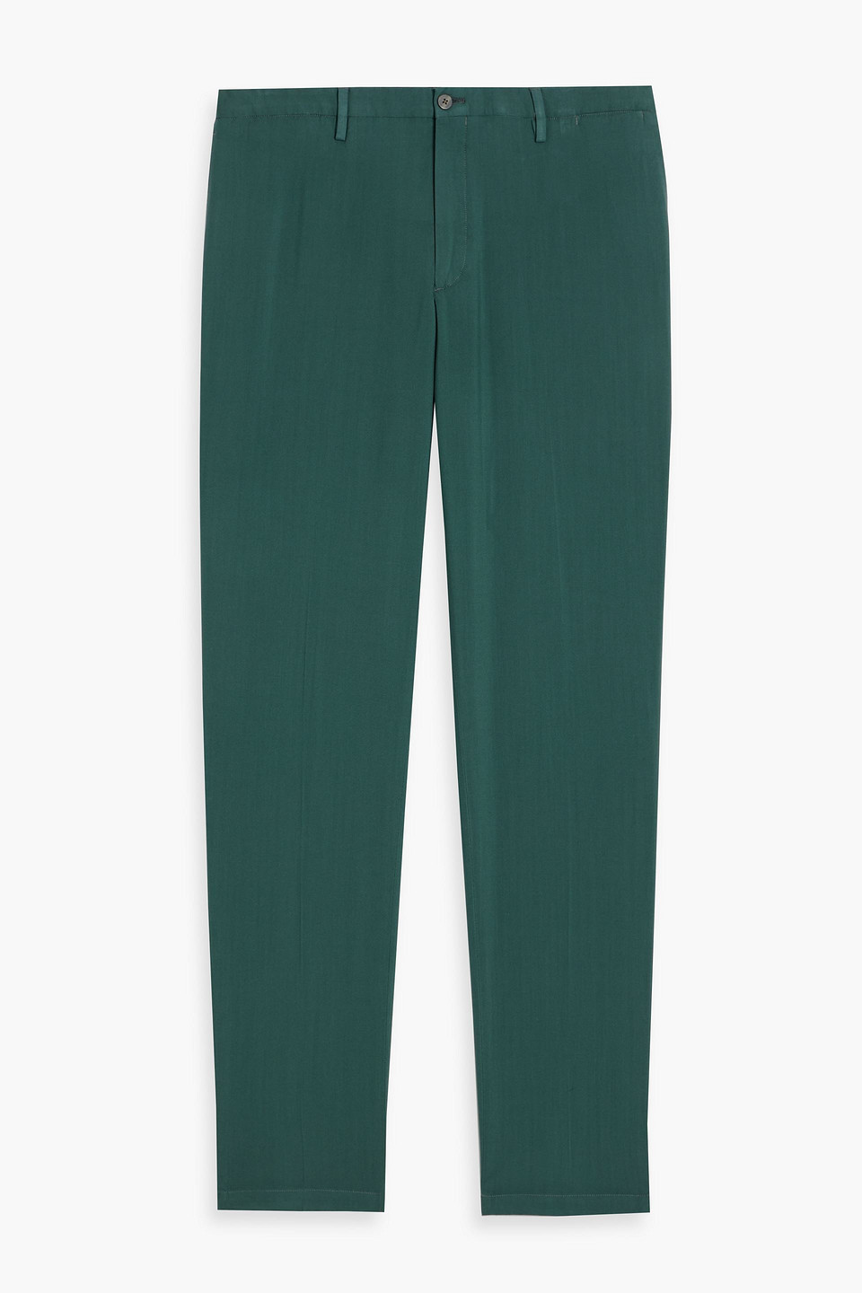 Boglioli Slim-fit Wool Pants In Green