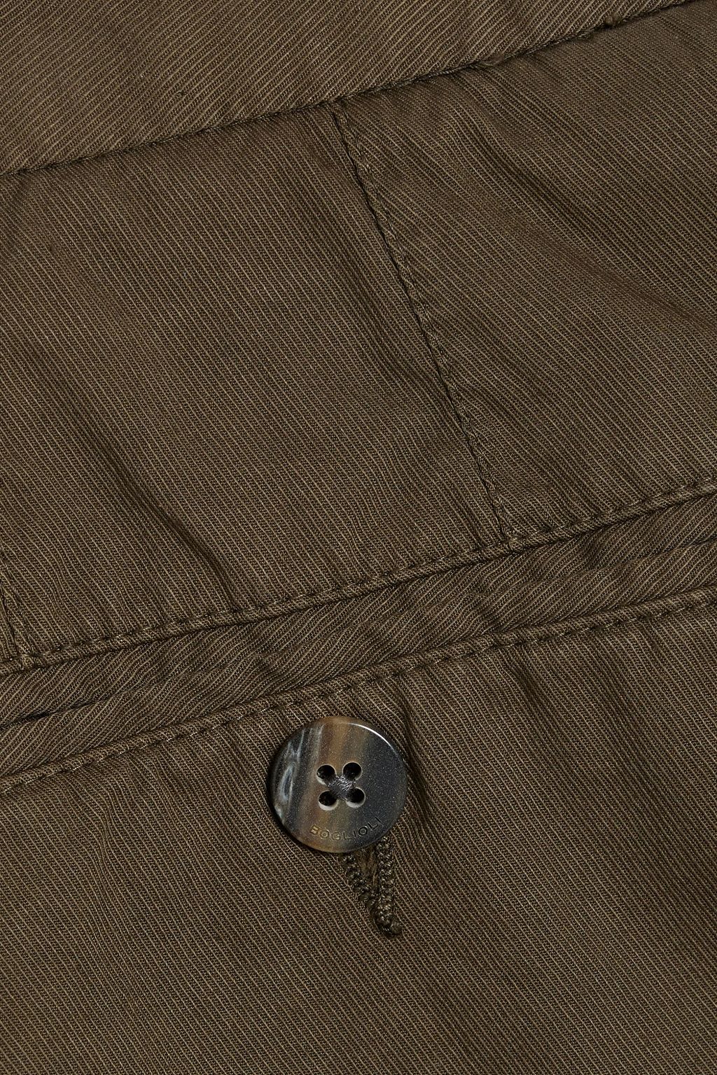 BOGLIOLI Cotton-blend twill chinos