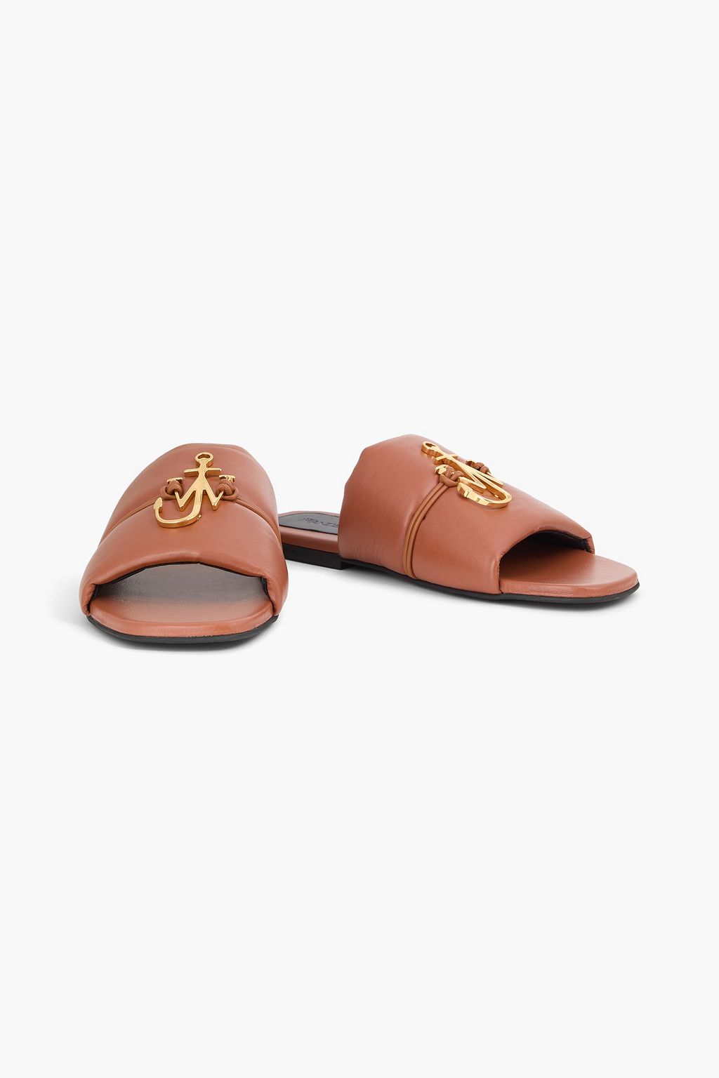 JW ANDERSON Embellished leather slides