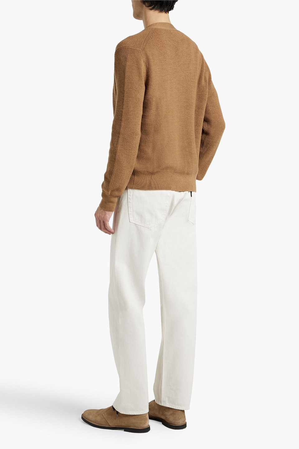 Alex Mill Samuel Cardigan In Wool In Brown