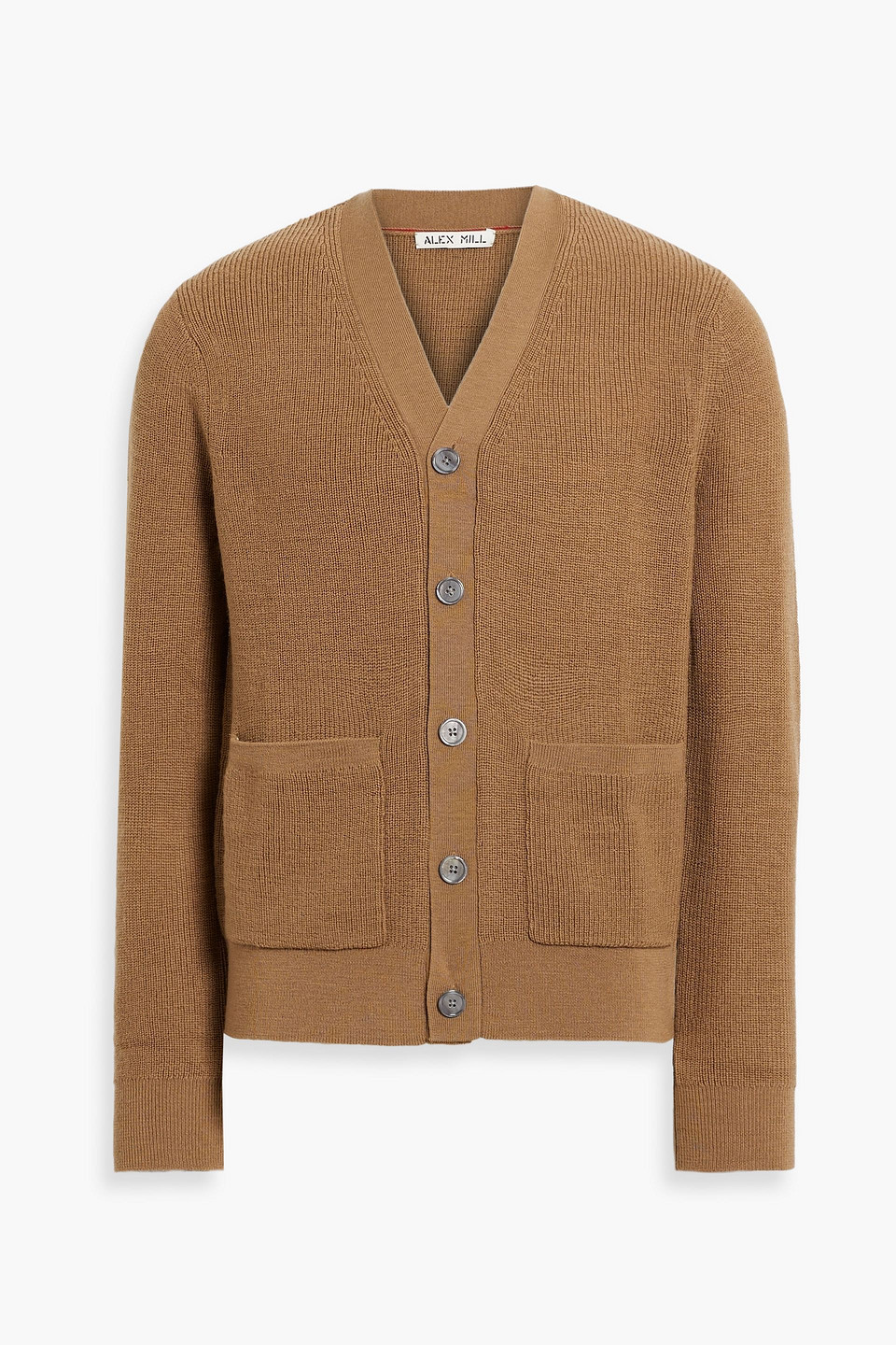 Alex Mill Samuel Cardigan In Wool In Brown
