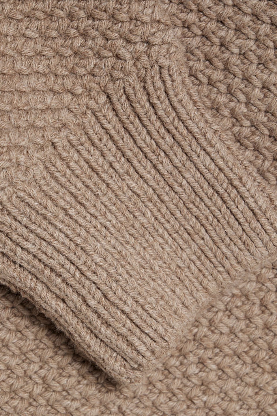 Alex Mill Benji Cotton And Wool-blend Sweater In Brown
