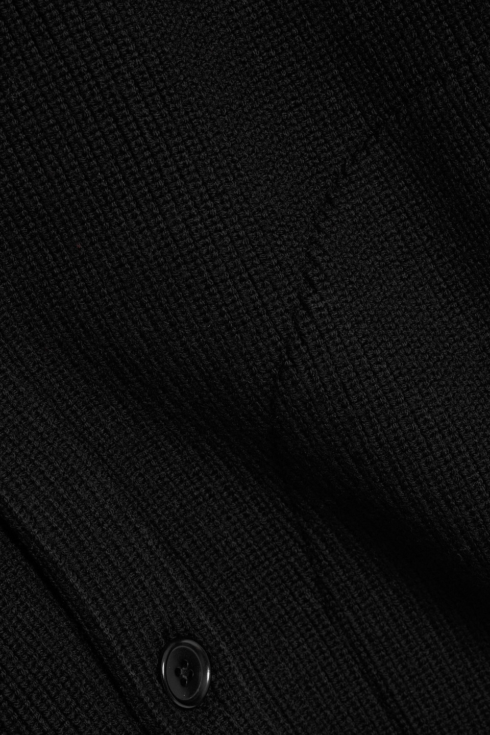 Alex Mill Donny Ribbed Wool Cardigan In Black